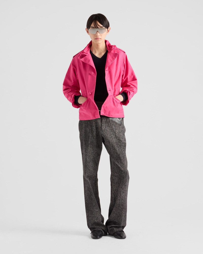 Prada Cotton blouson jacket outlook