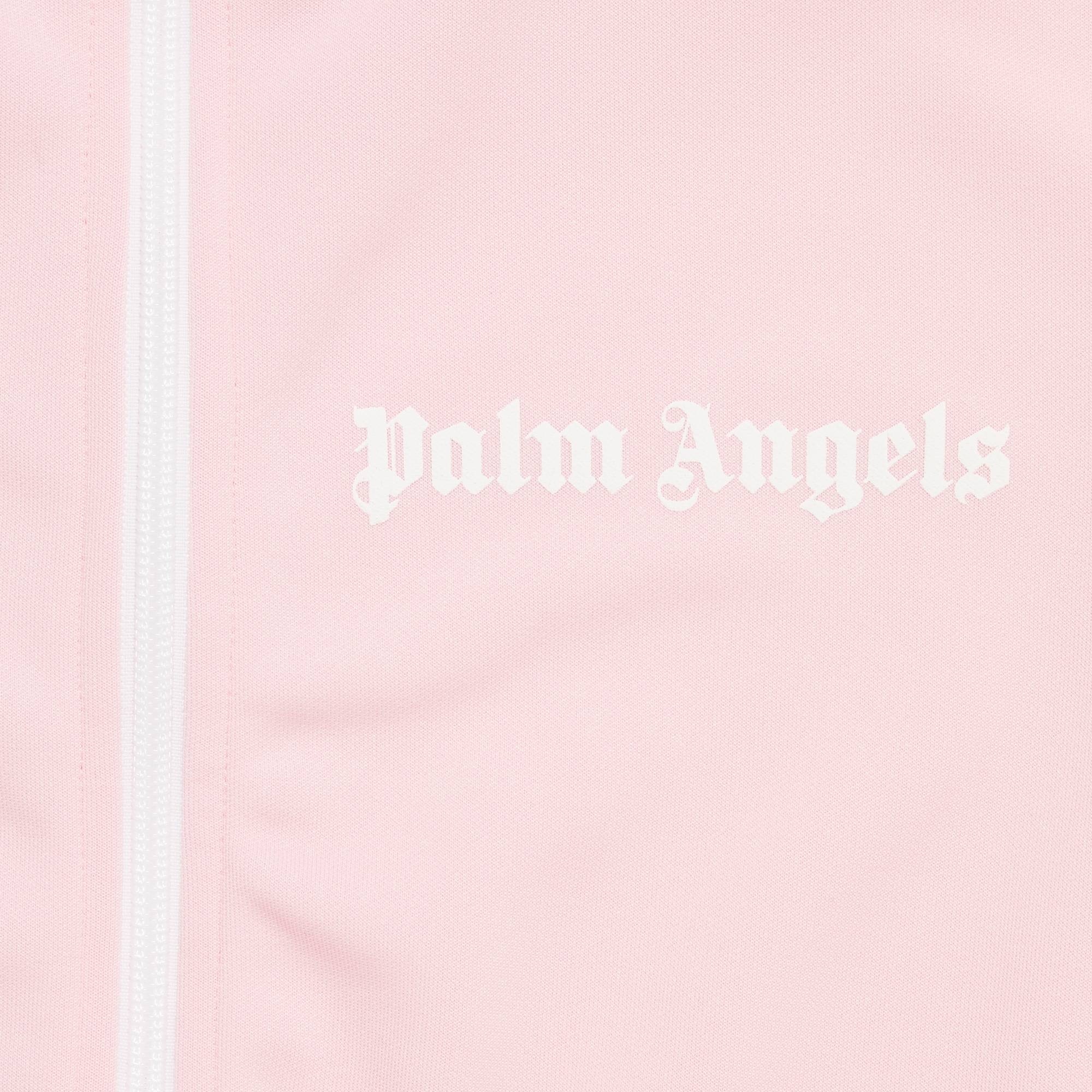 Palm Angels Classic Track Jacket 'Almond Blossom/White' - 3