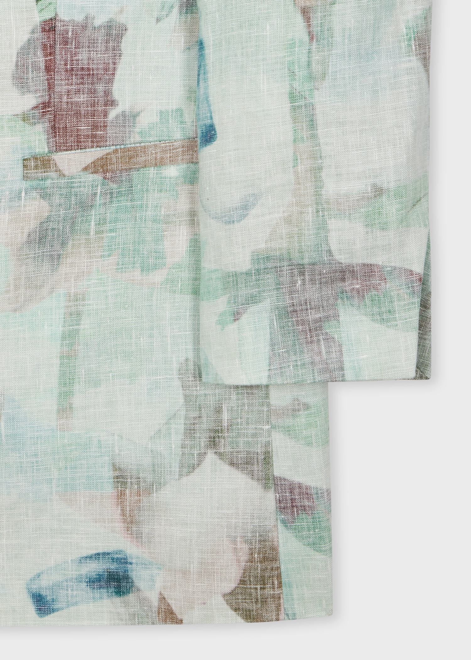 Women's 'Floral Paint Studies' Three-Piece Linen Suit - 3