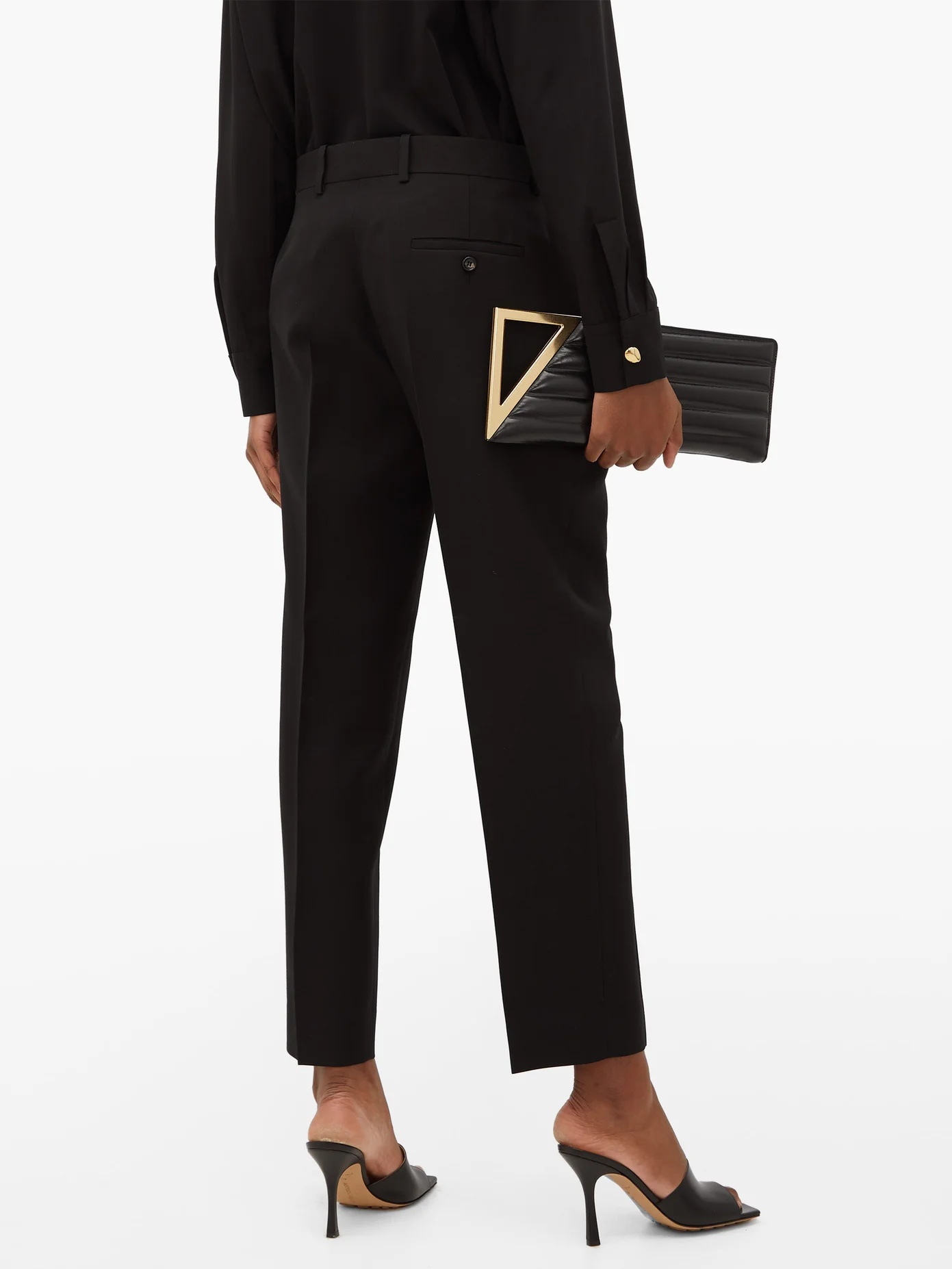 Tailored wool-twill trousers - 6