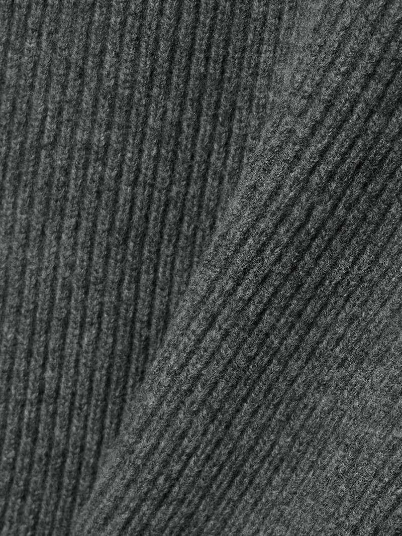 Ribbed wool-blend turtleneck sweater 5