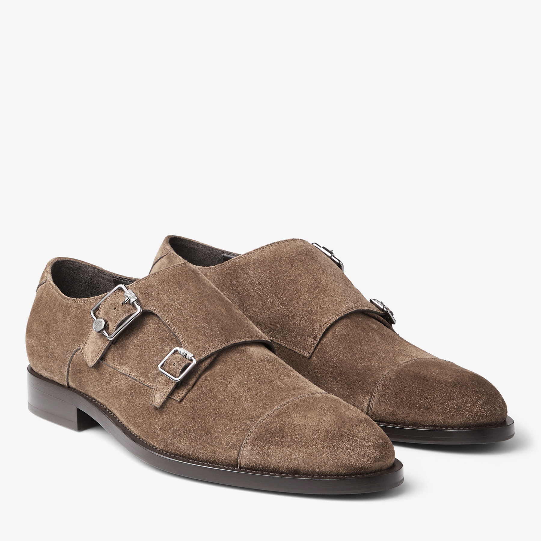 Finnion Monkstrap
Oak Velvet Suede Shoes - 2