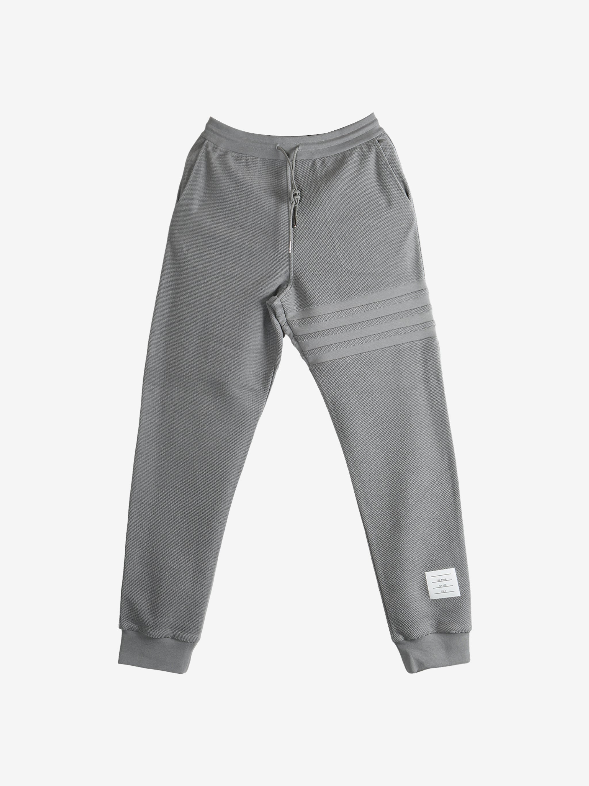 THOM BROWNE - Men Seamed In 4 Bar Stripe Sweatpants - 4