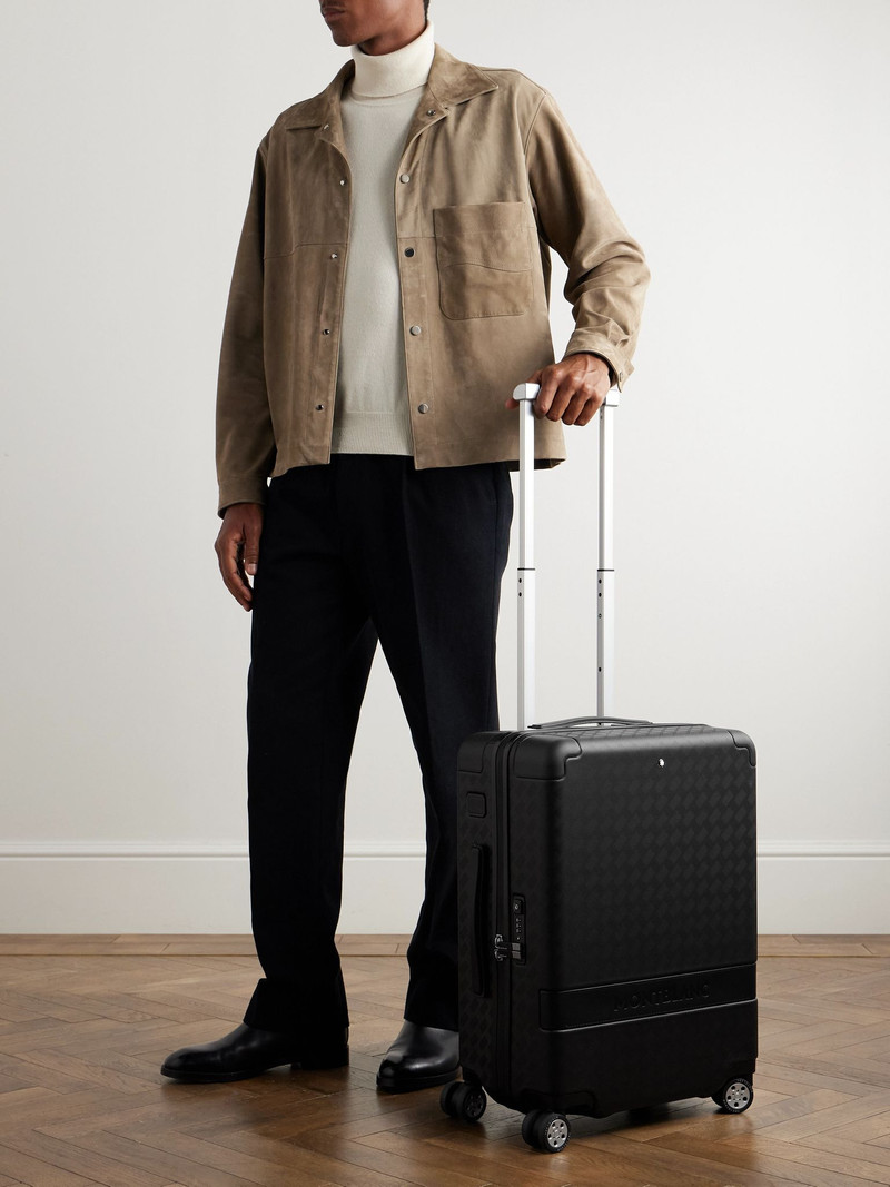 Montblanc #MY4810 Extreme 3.0 Textured-Leather Carry-On Suitcase Black outlook