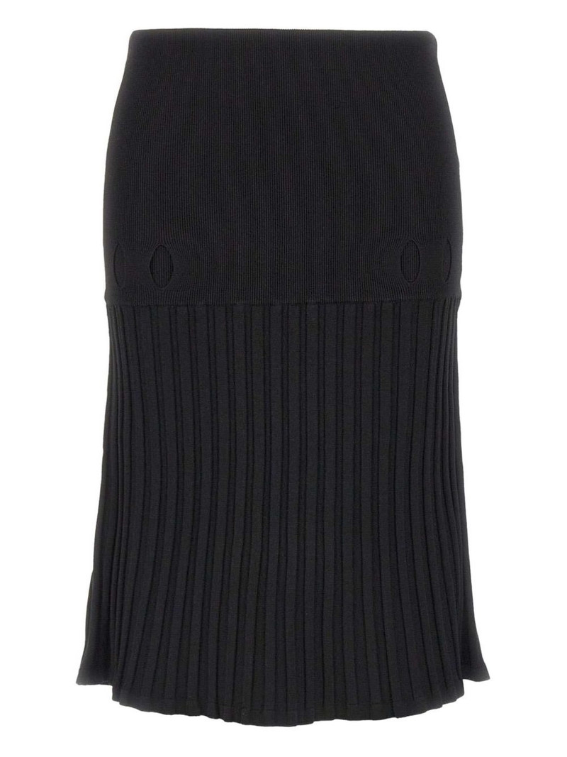 A. ROEGE HOVE pleated cut-out skirt outlook