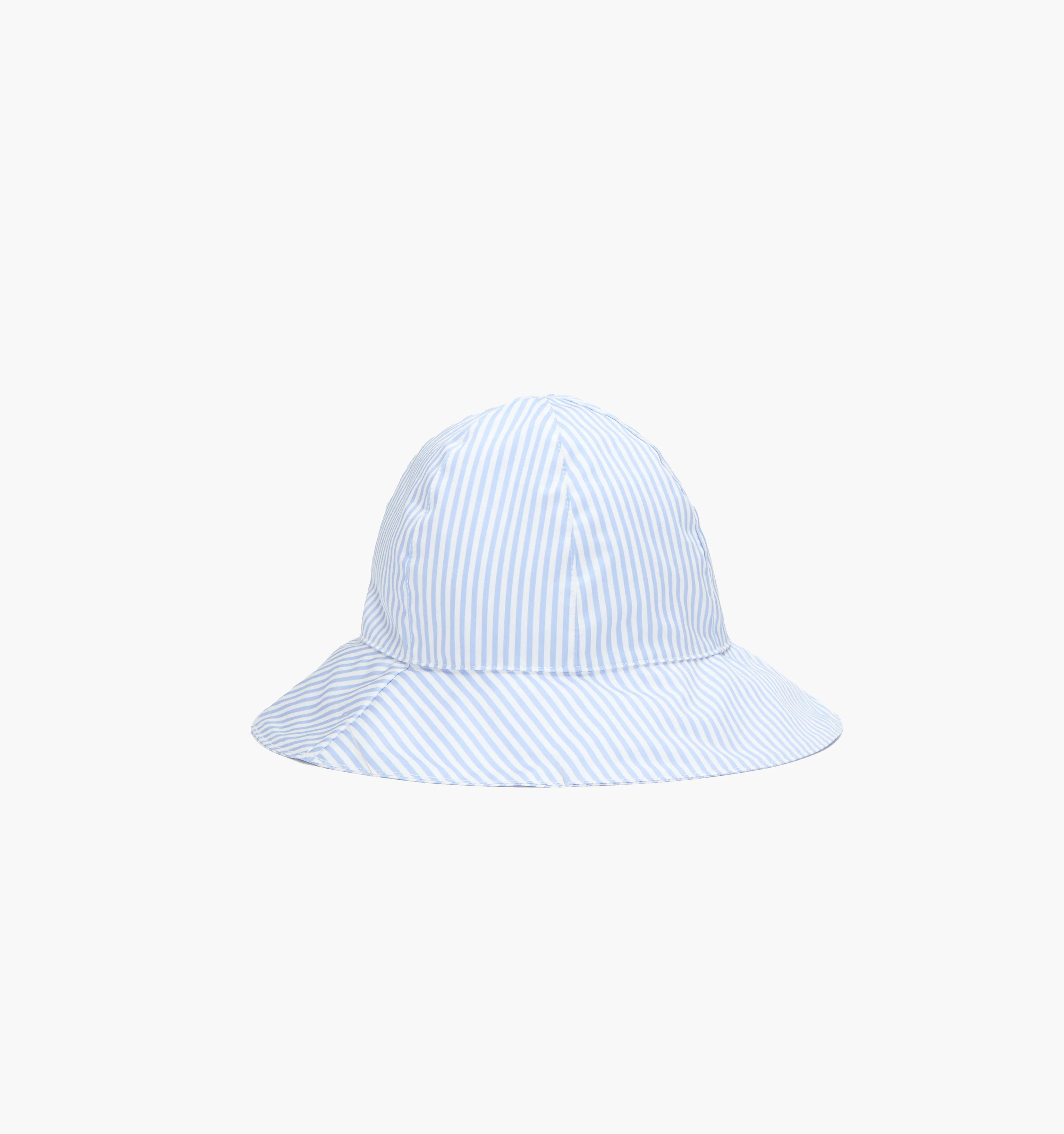 The Baby Sunhat - Blue/White Stripe - 1