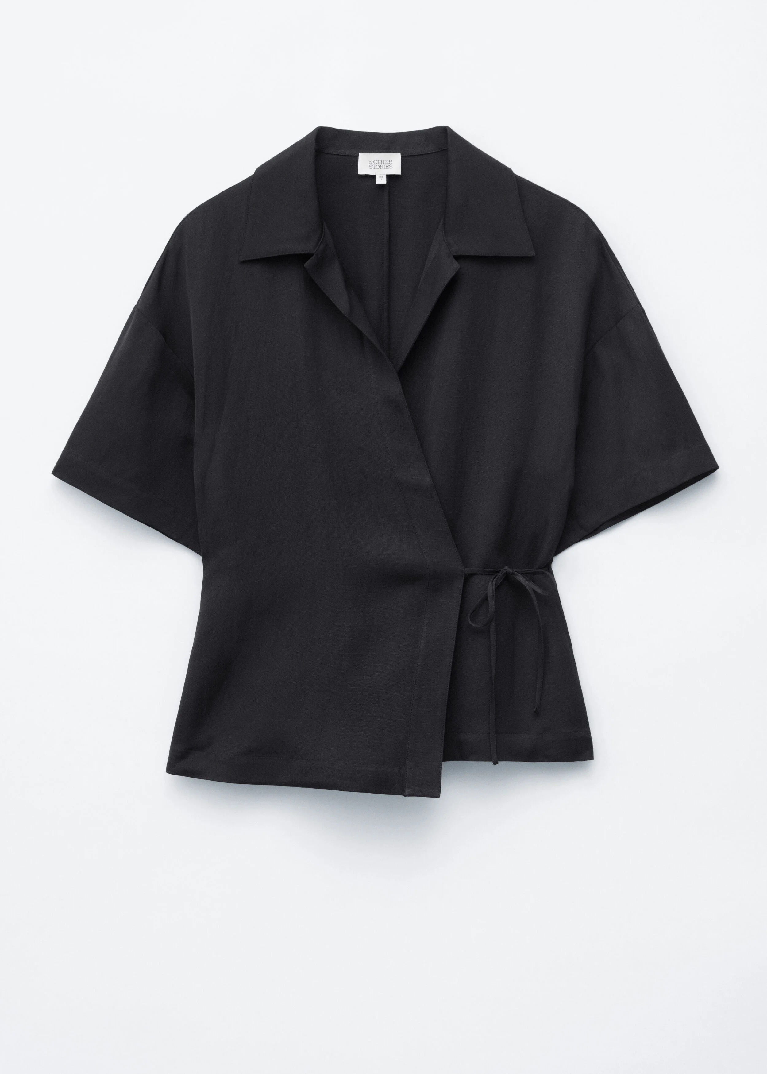 Wrap Short-Sleeve Shirt - 1