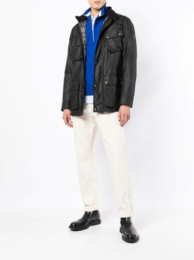 Belstaff Trialmaster waxed cotton utility jacket outlook