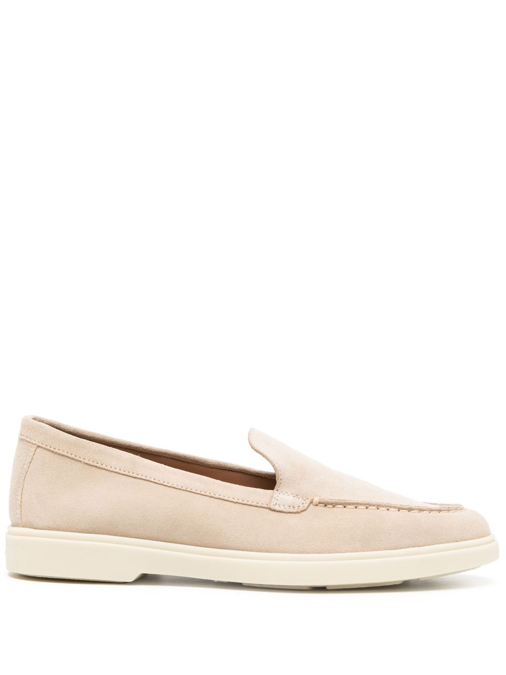 suede round-toe loafers - 1