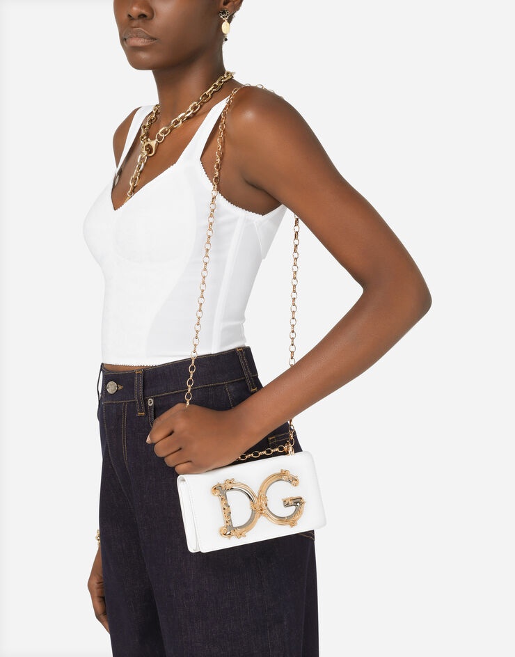 DG Girls phone bag in smooth calfskin - 2