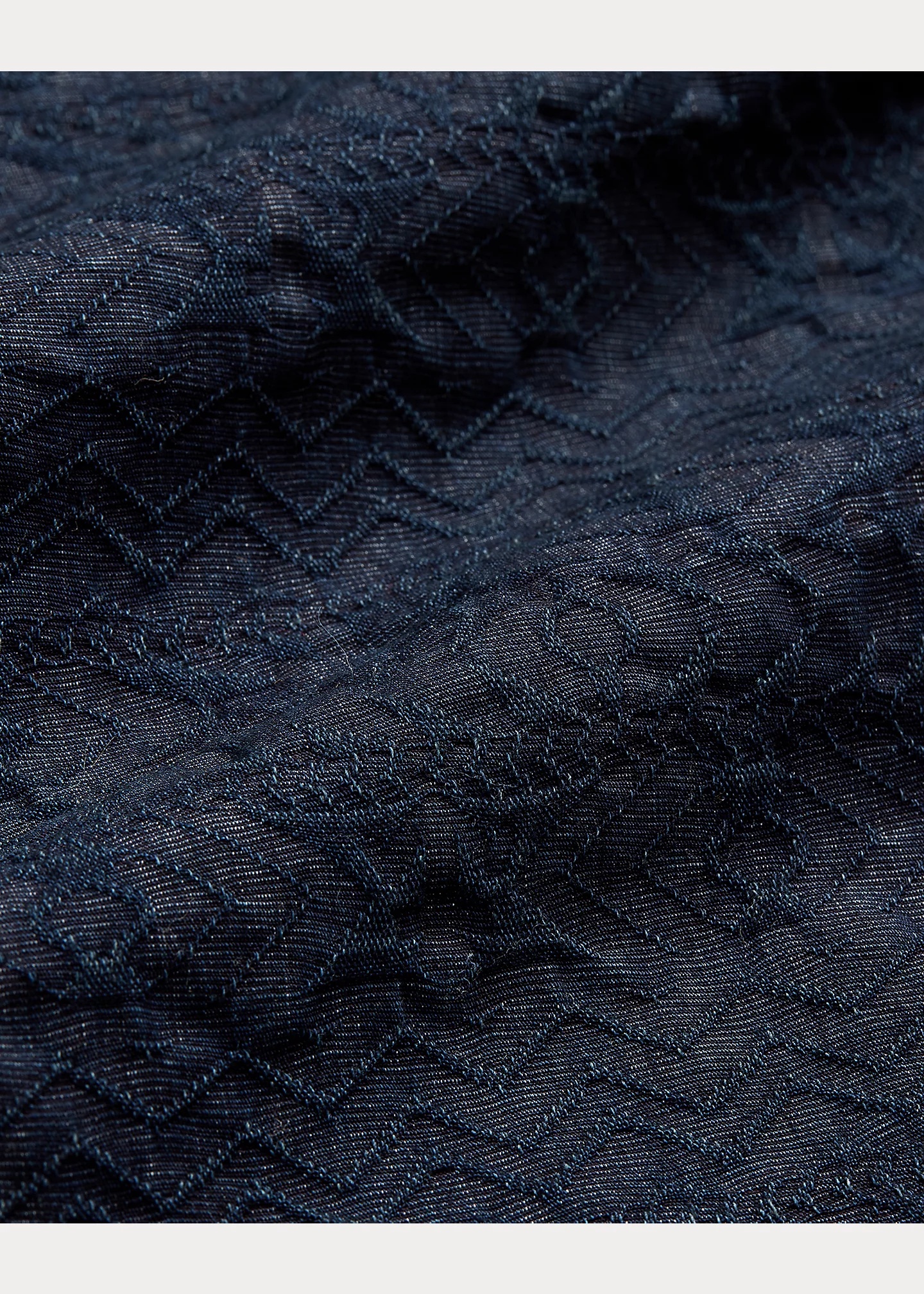 Indigo Jacquard Workshirt - 6
