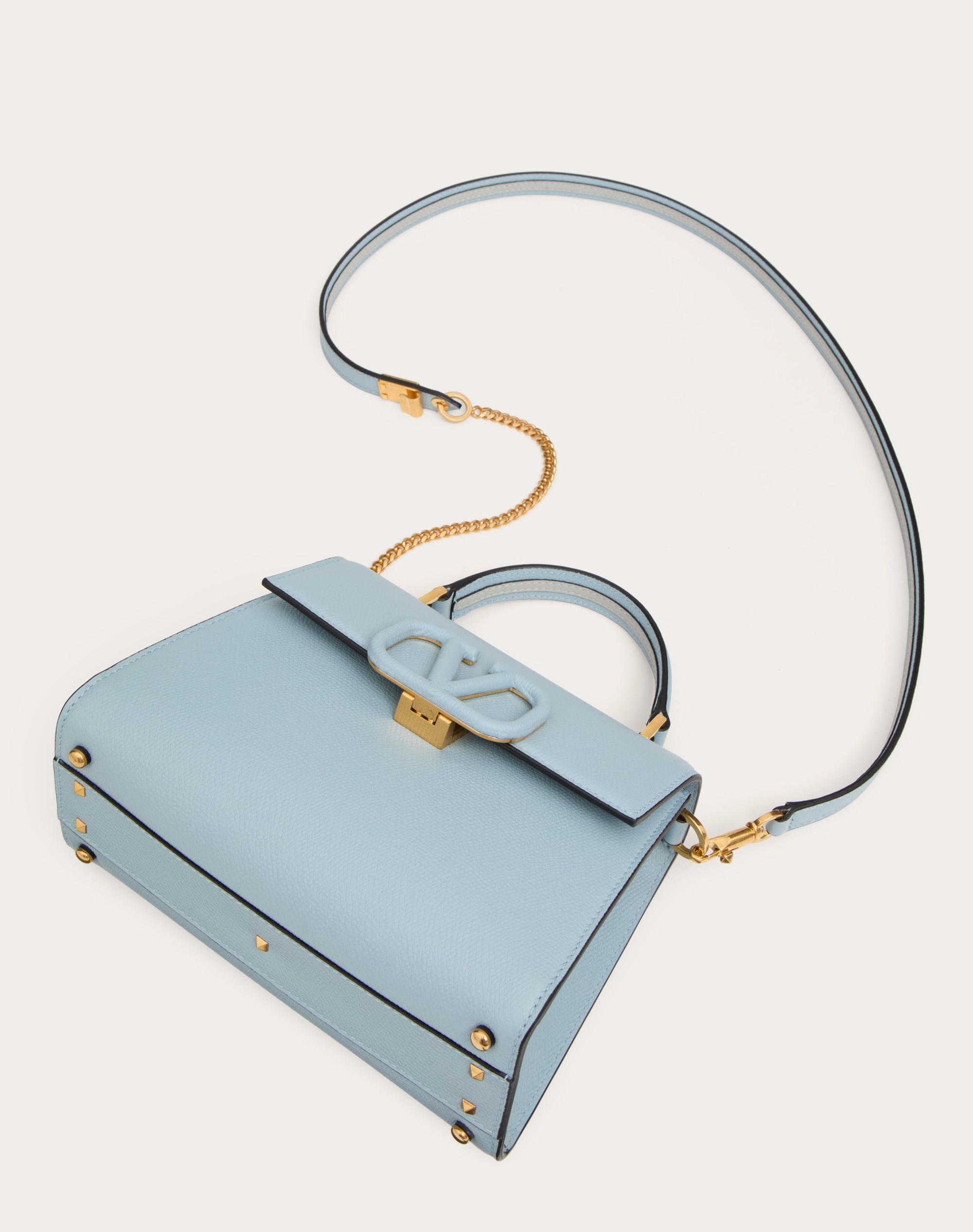SMALL VSLING GRAINY CALFSKIN HANDBAG - 5