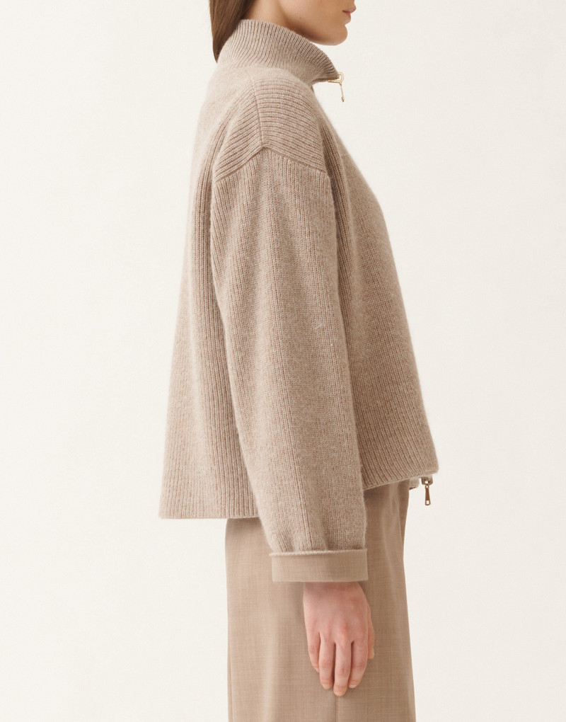 Reversible Platinum mohair jacket in lightweight wool 7