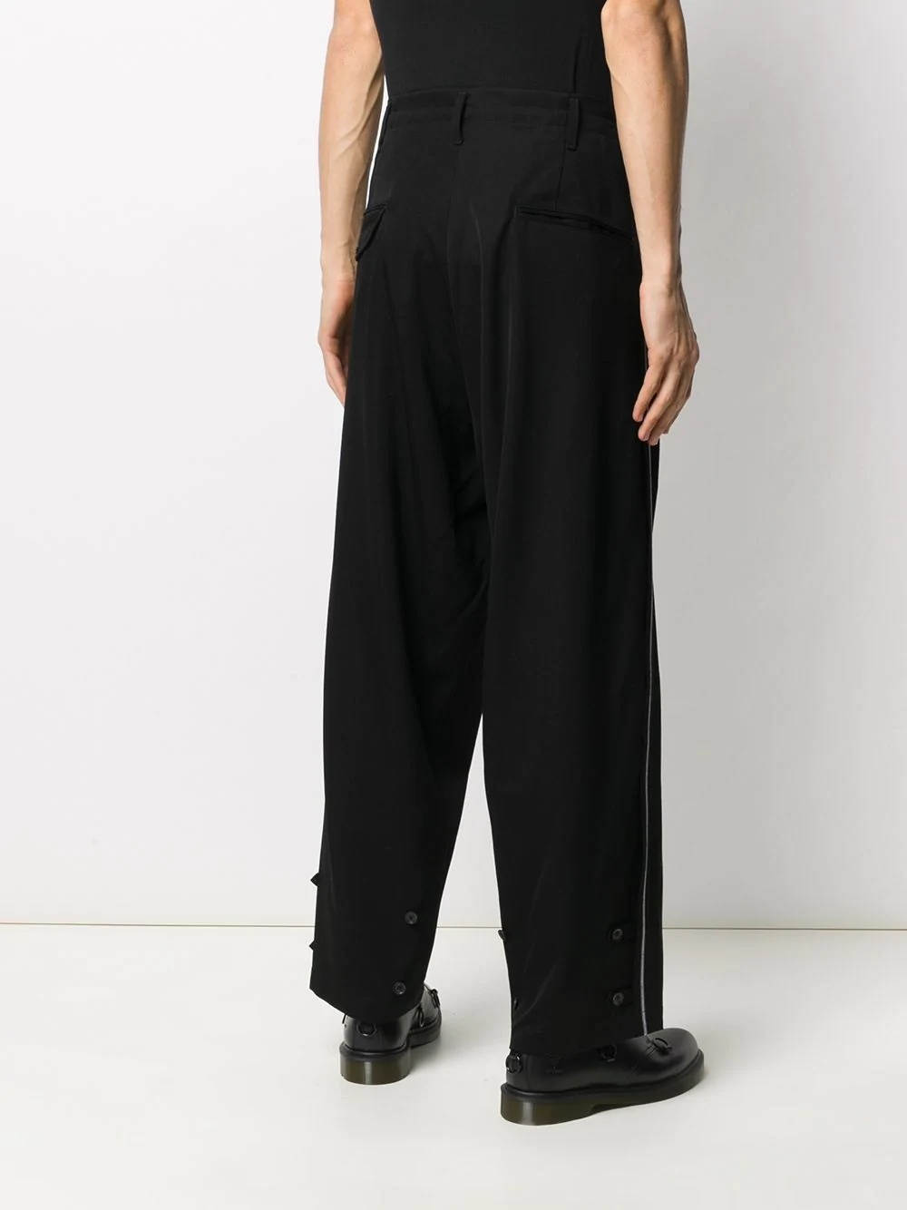 straight loose fit trousers - 4