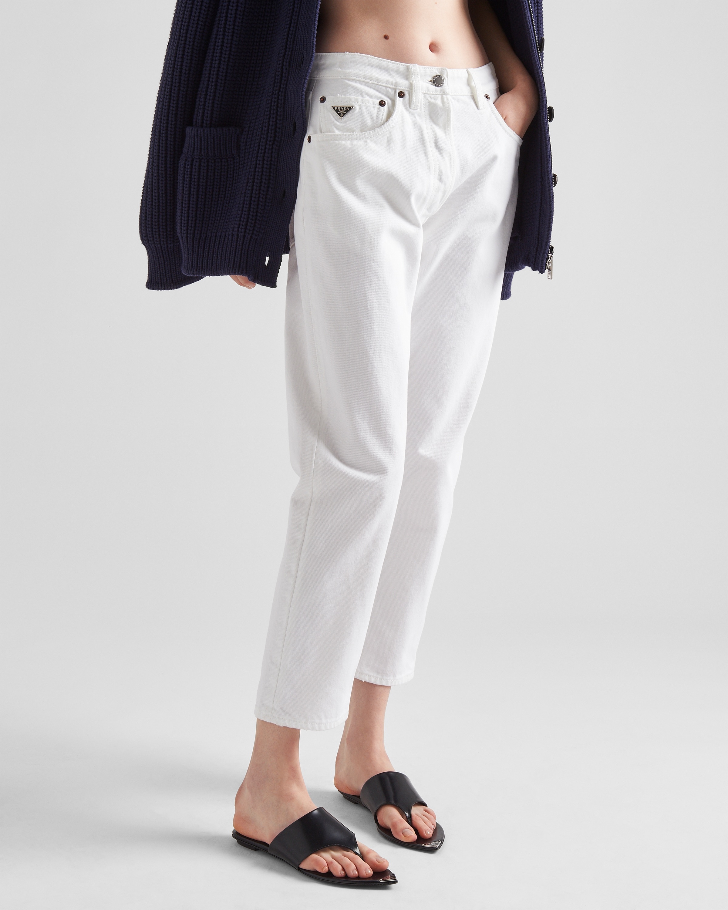 Five-pocket bull denim jeans - 3