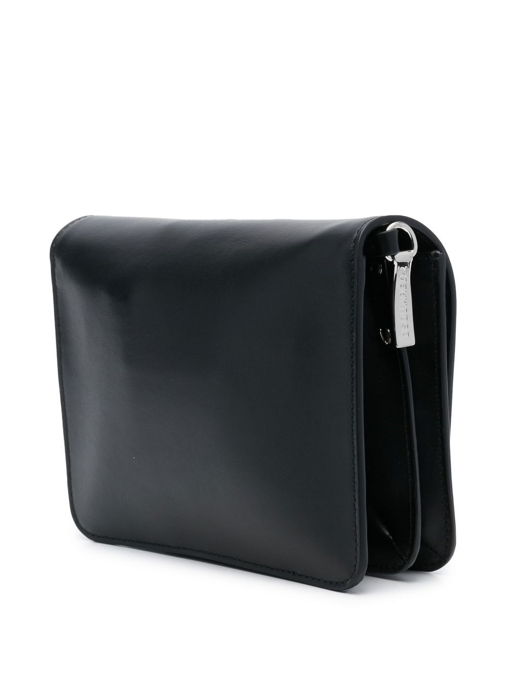 logo-plaque leather crossbody bag - 3