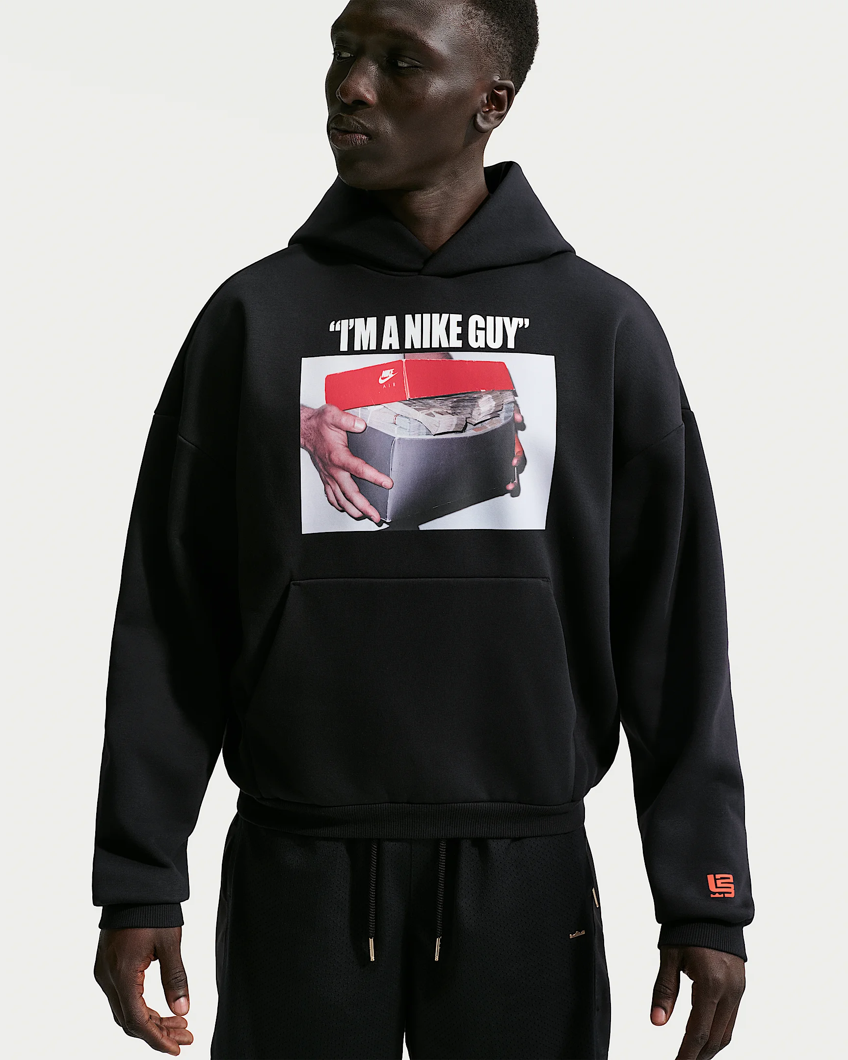 LeBron "Shoe Bag" Men's Nike Therma-FIT Brushed Pullover Basketball Hoodie - 1