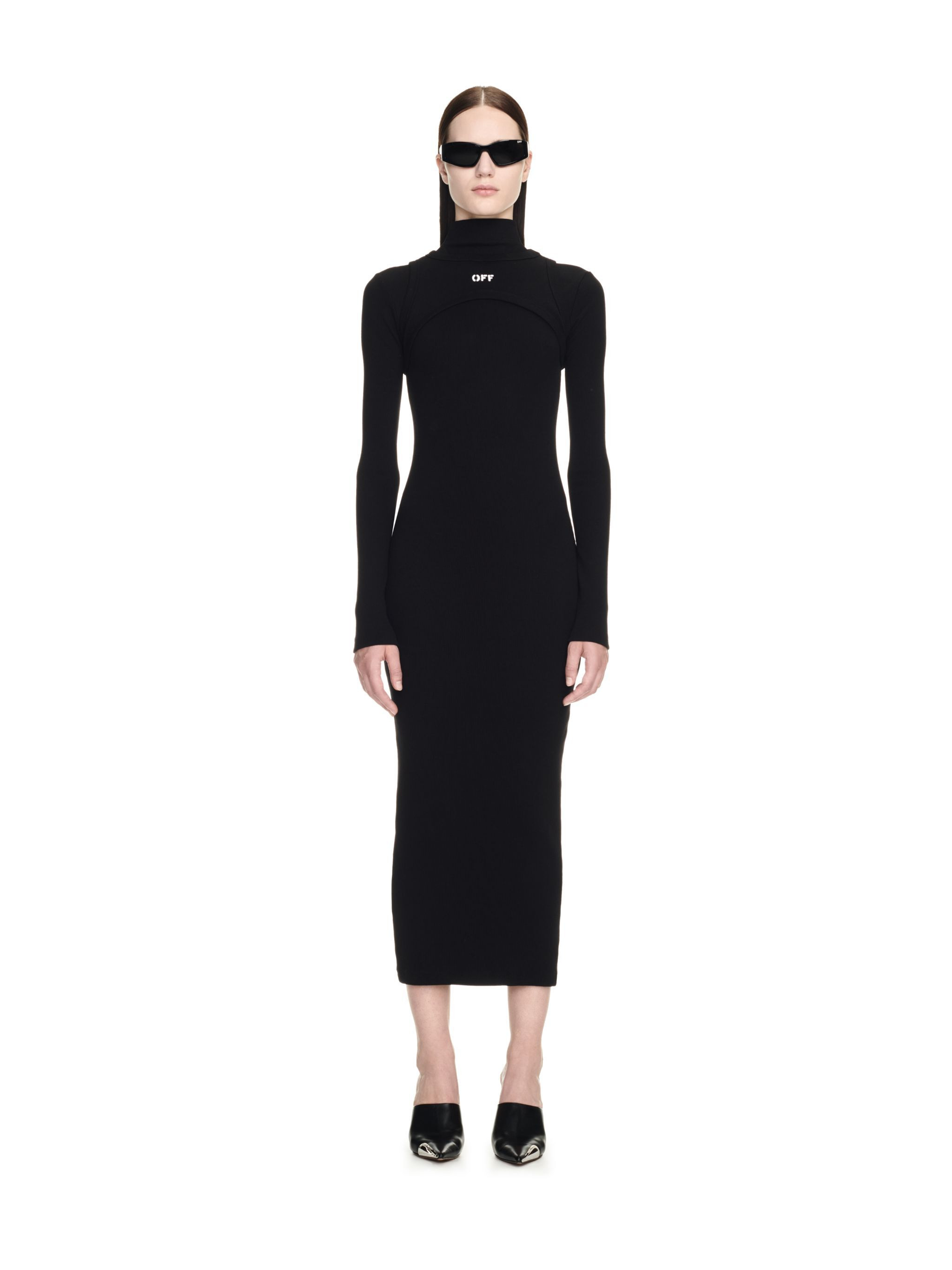 Off Stamp Rib Round Long Dres - 2