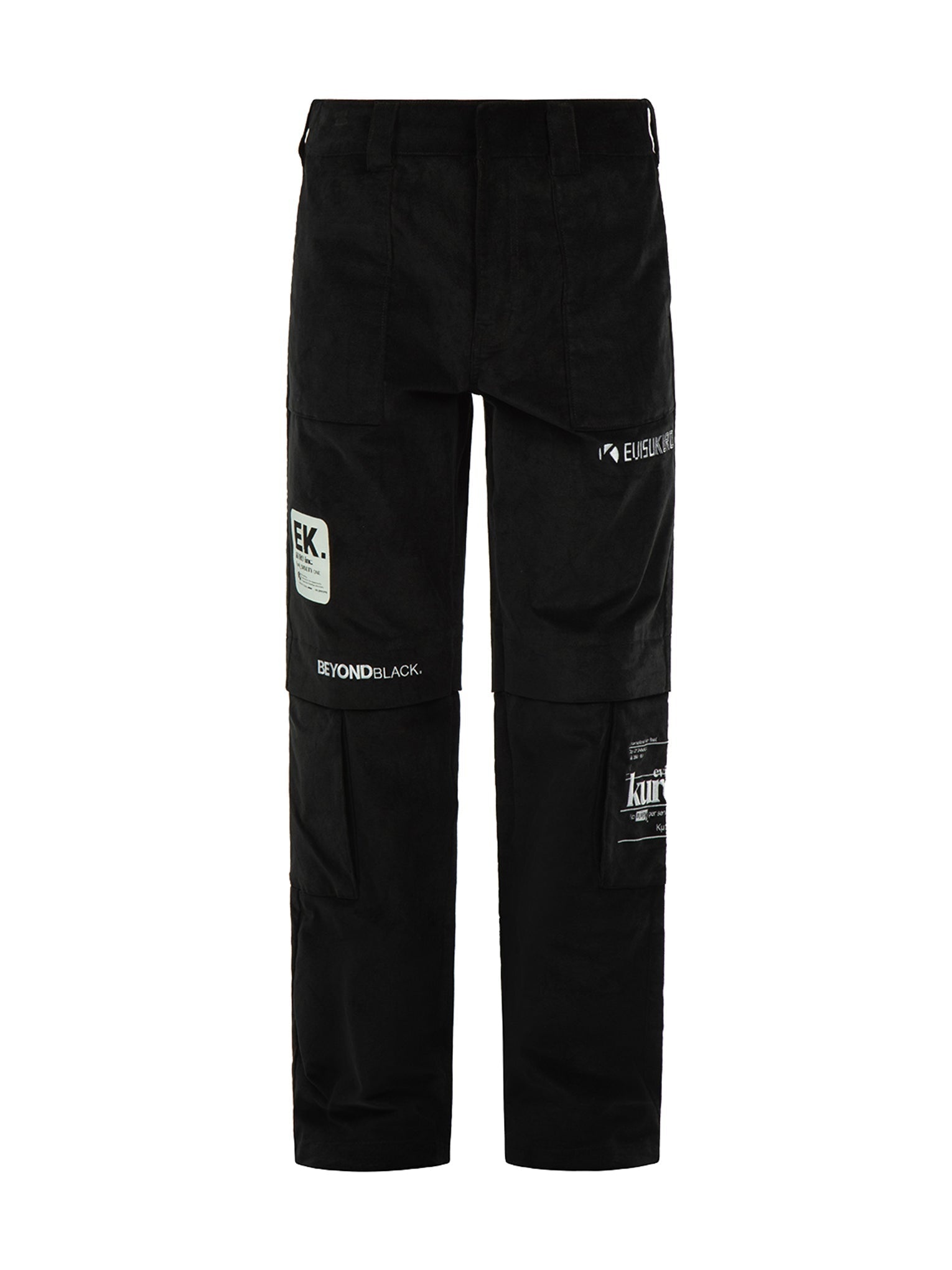 Logo Embroidered Corduroy Worker Pants - 12