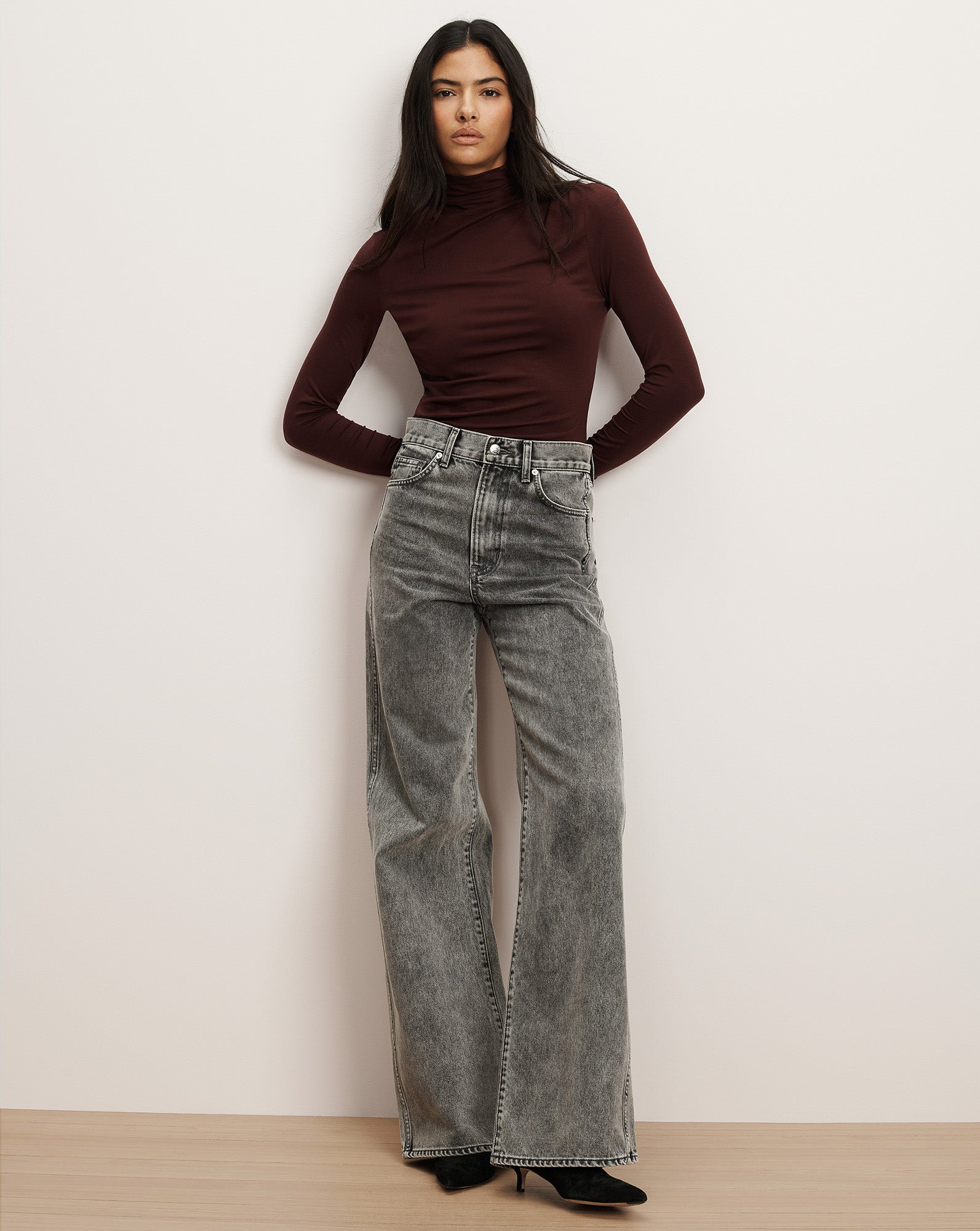 MYLIE MOCK-NECK TOP - 3