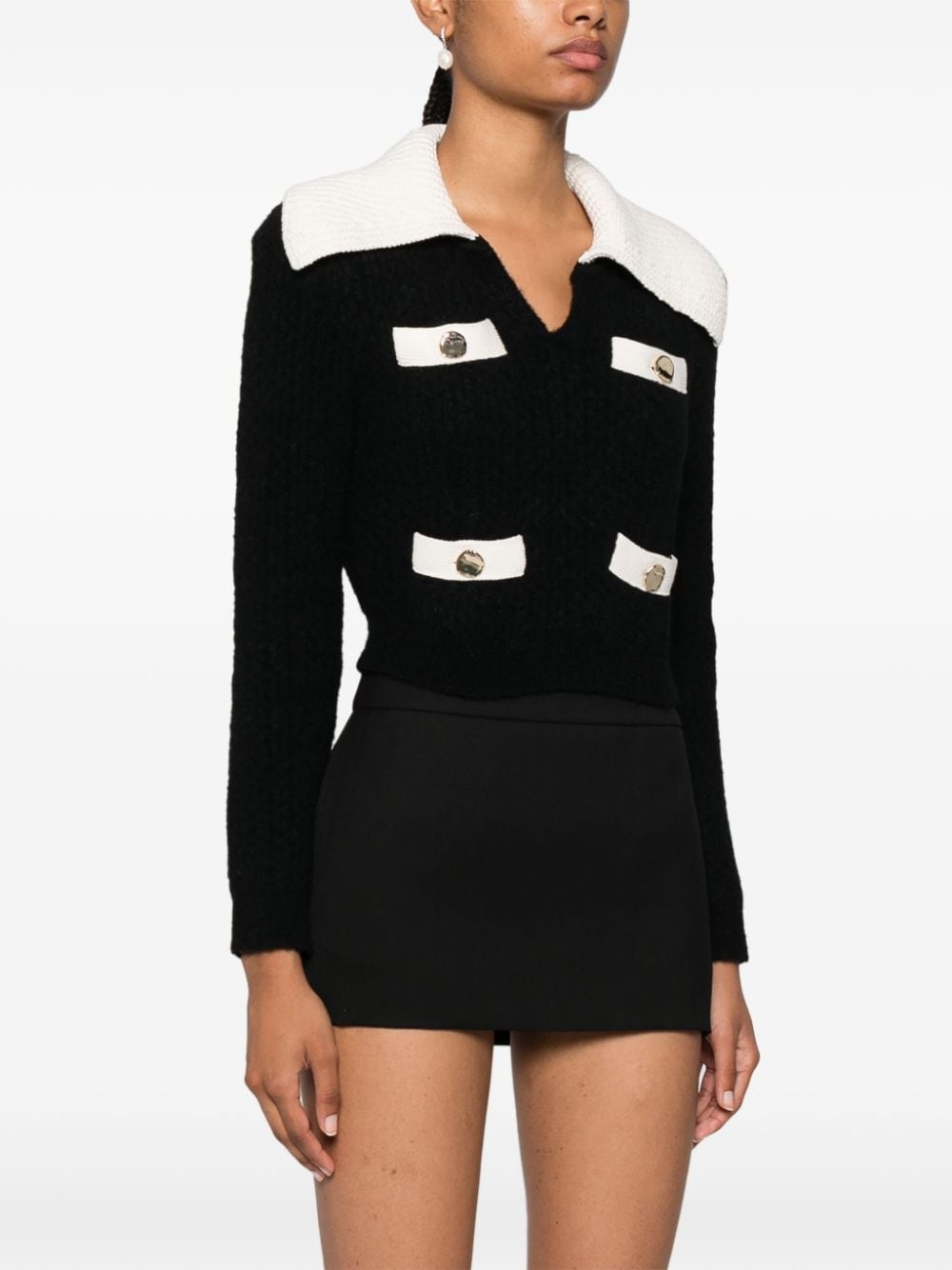 cropped sweater - 3