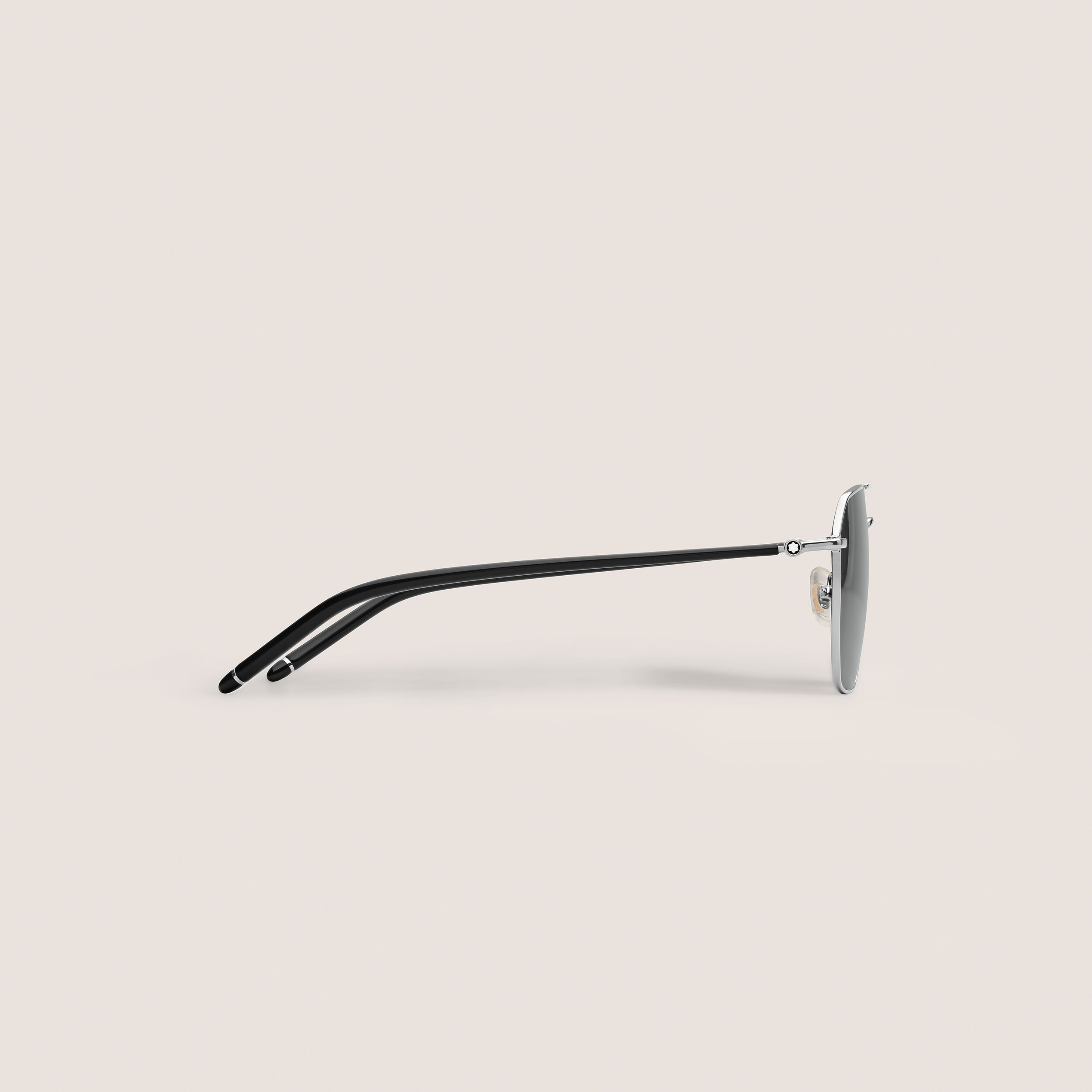 SQUARED SUNGLASSES WITH SILVER COLOURED METAL FRAME - 2