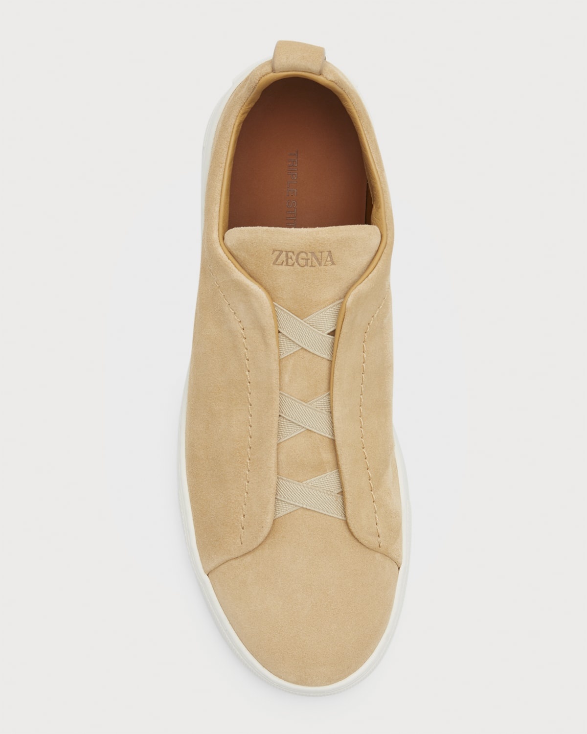 Men's Triple Stitch Suede Sneakers - 8
