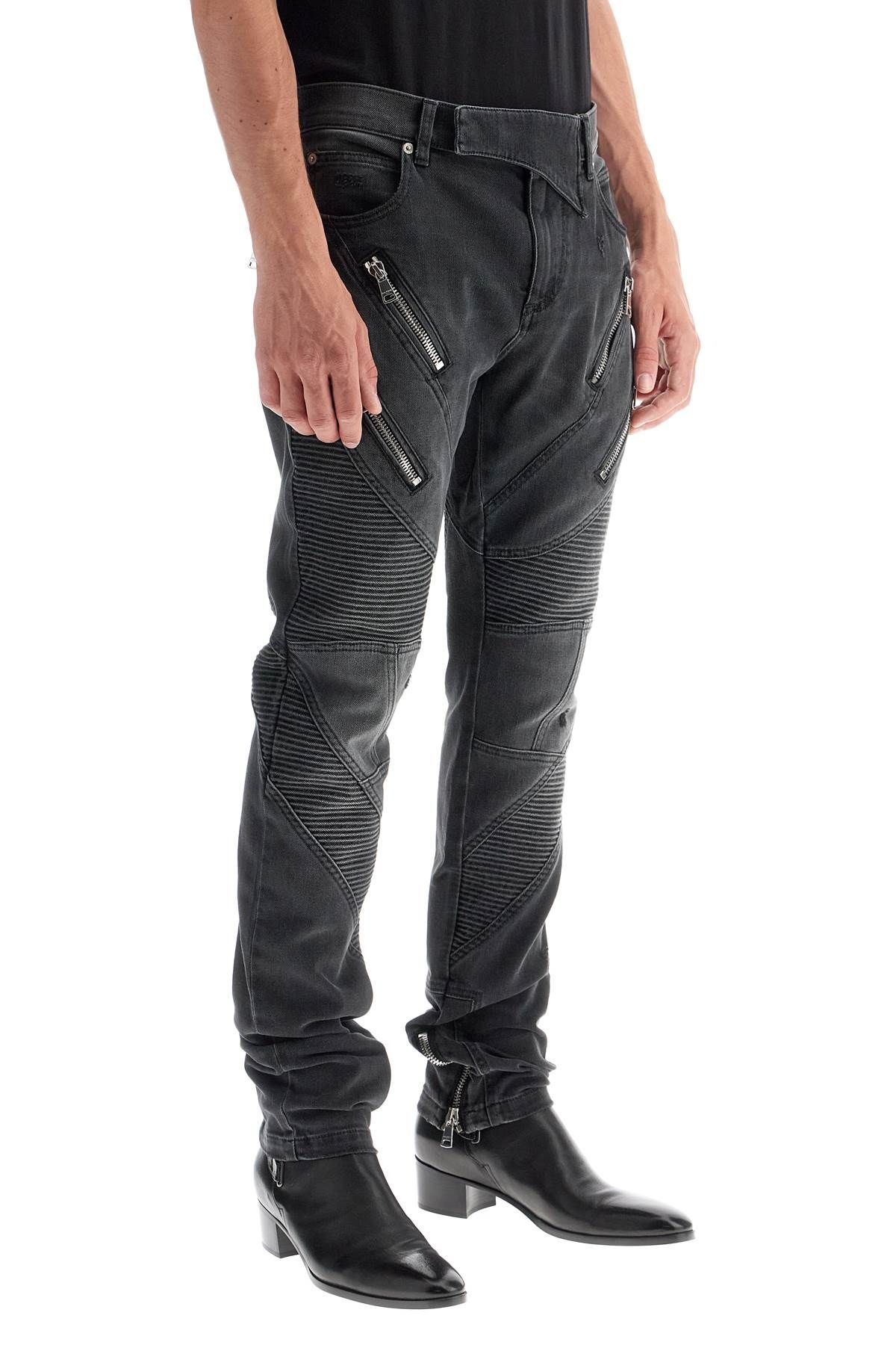 SLIM FIT BIKER JEANS FOR - 3