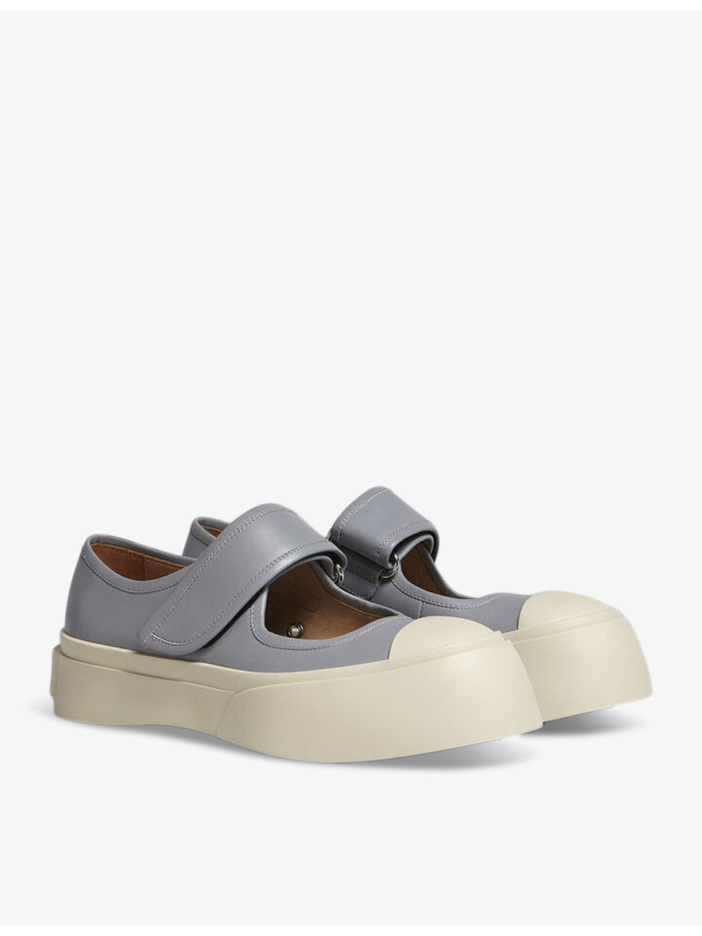 Pablo leather Mary Jane trainers - 3