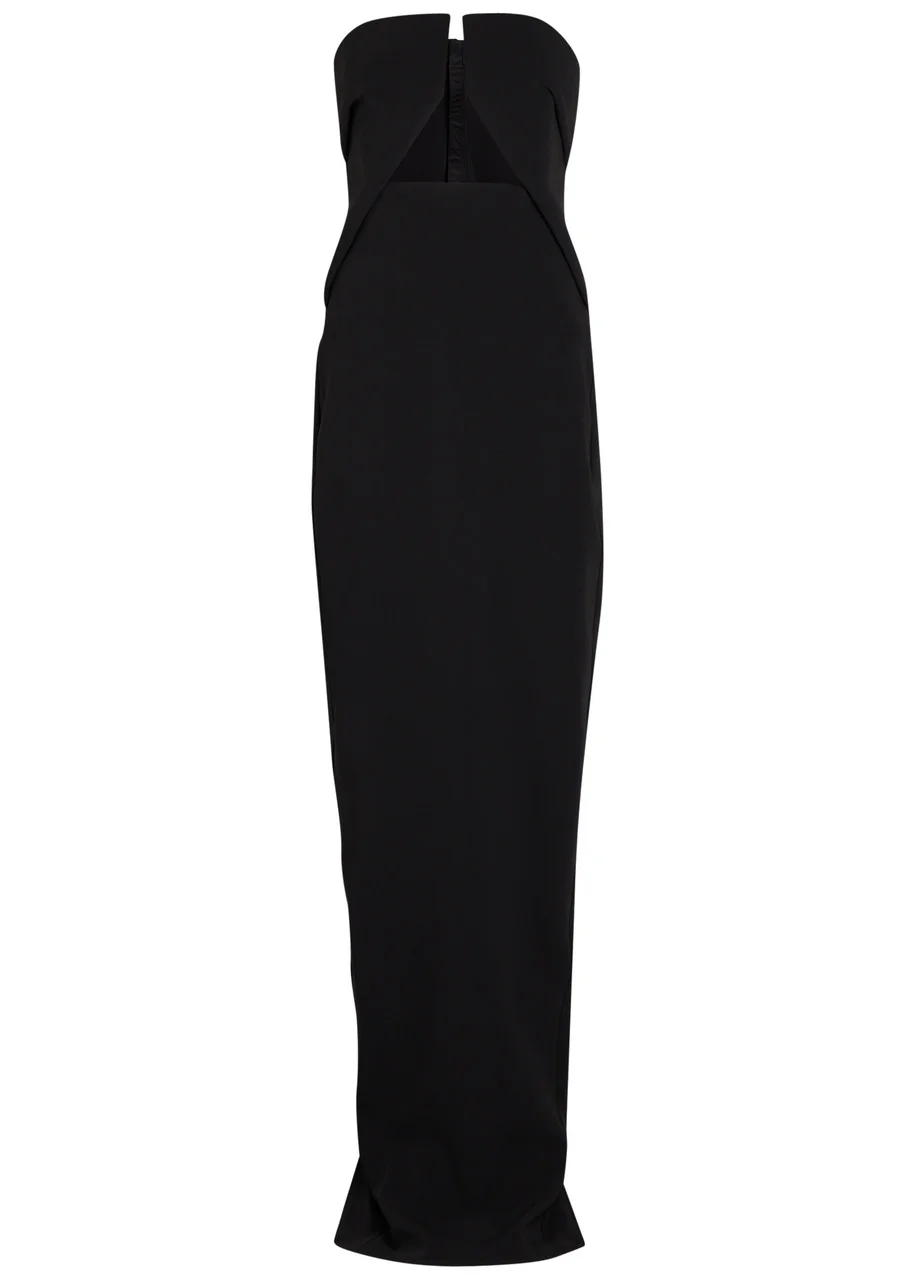 Rick Owens Prong Cut-out Crepe Gown - 1