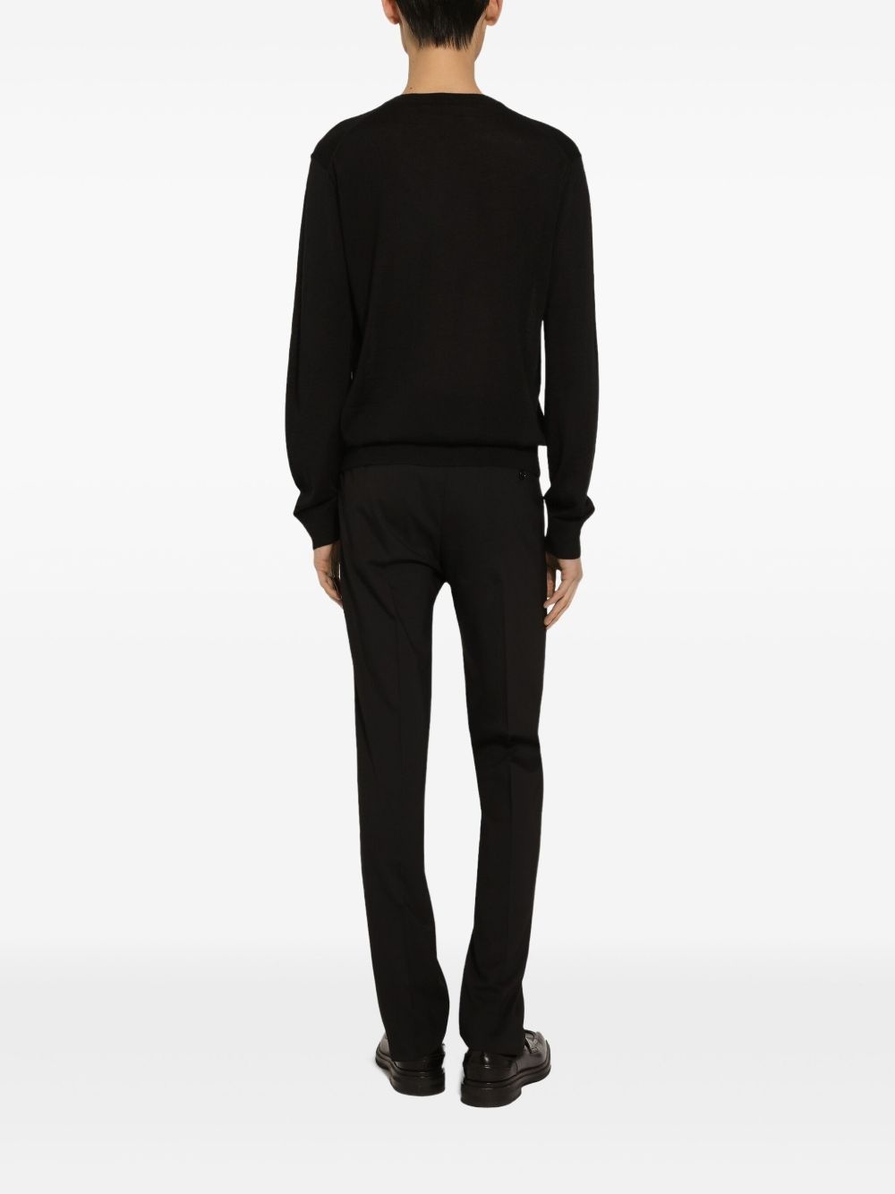 wool tailored trousers - 4