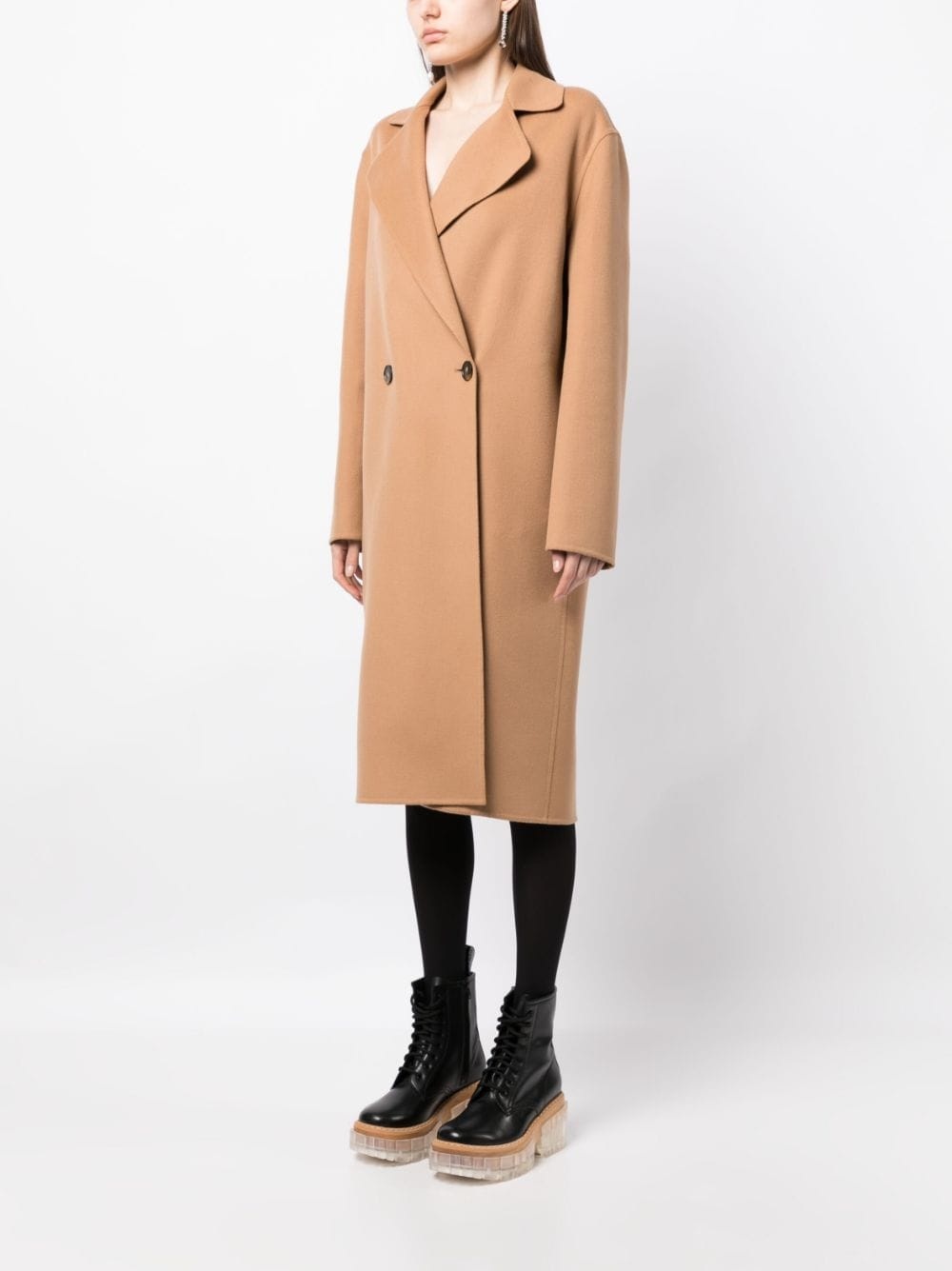 Stella McCartney double-breasted wool coat | REVERSIBLE