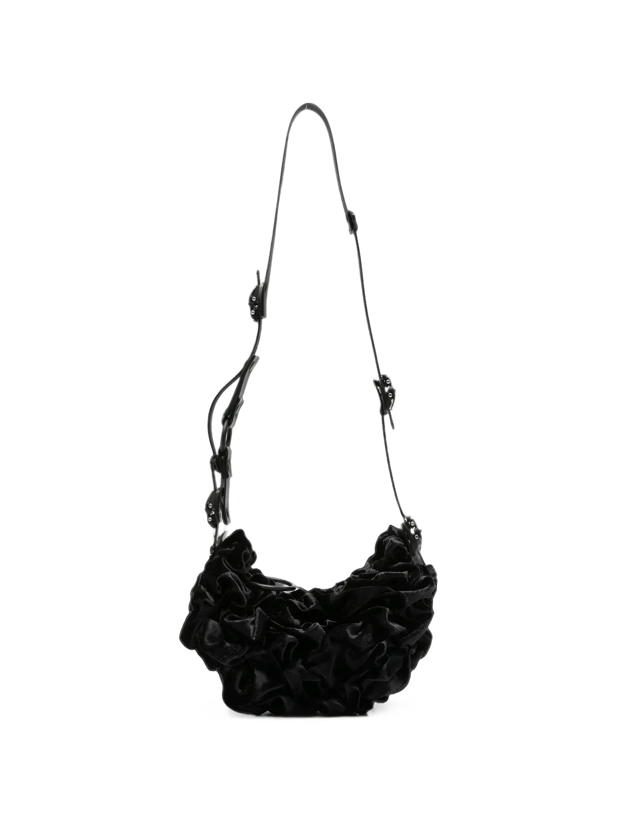 Innerraum Ruffled Velvet Tote Bag - 1