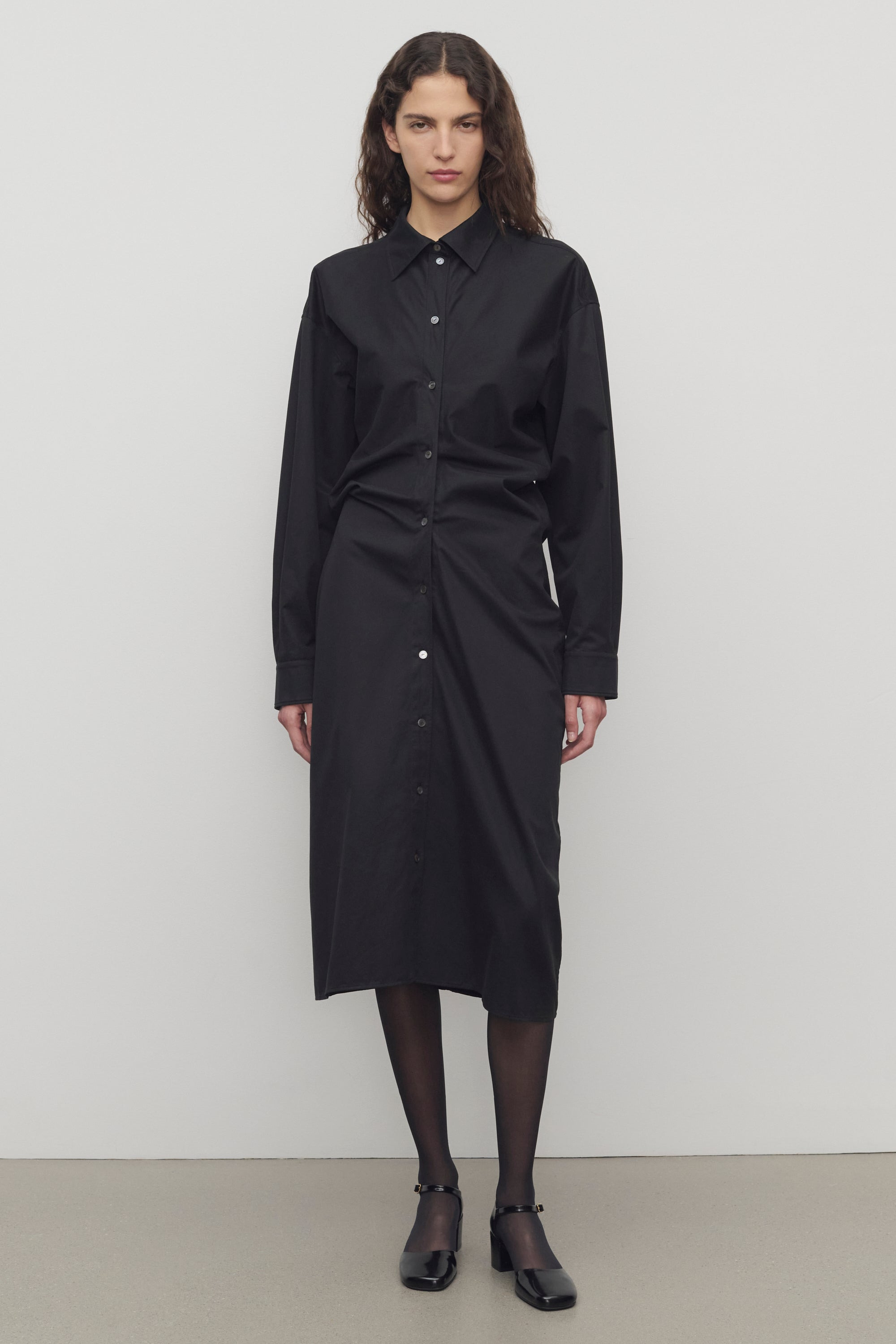 Yuske Dress in Cotton and Cashmere - 3