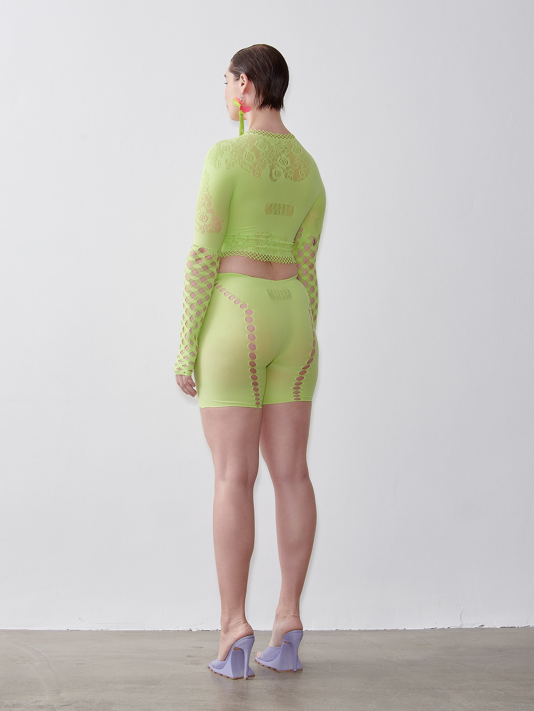 BRIANNA BIKER SHORTS IN PICKLE - 4