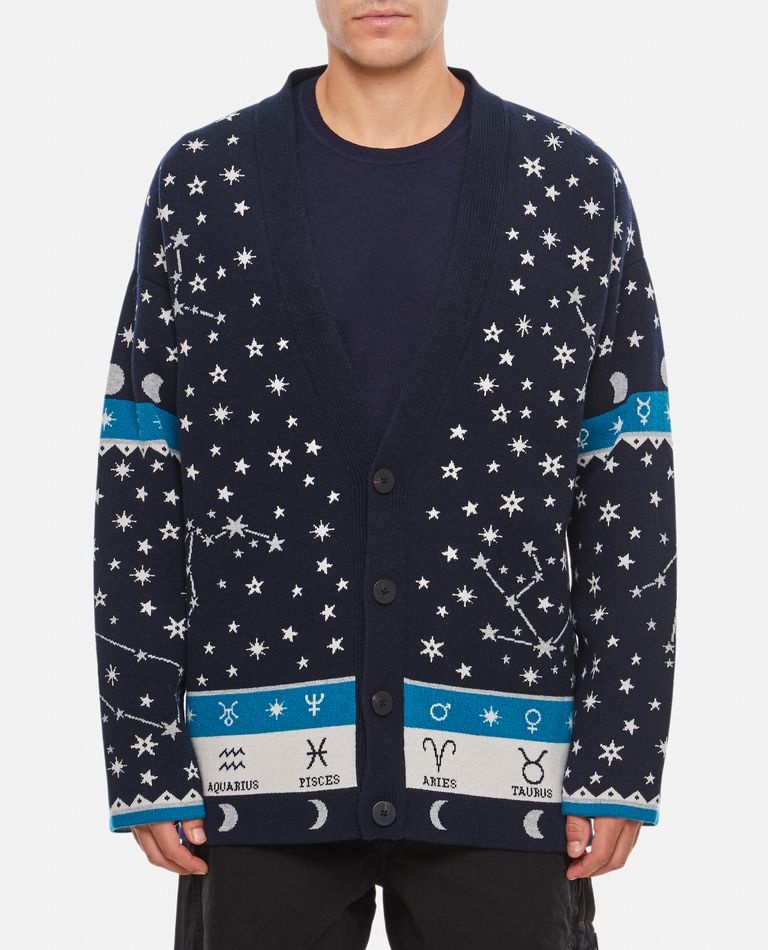 Alanui ASTROLOGY WHEEL CARDIGAN biffi REVERSIBLE
