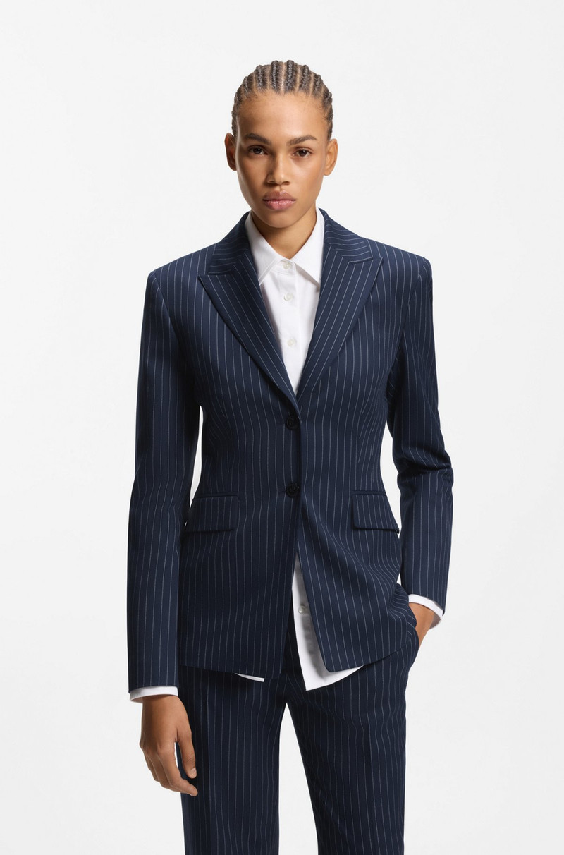 REGULAR-FIT BLAZER WITH PINSTRIPE 2