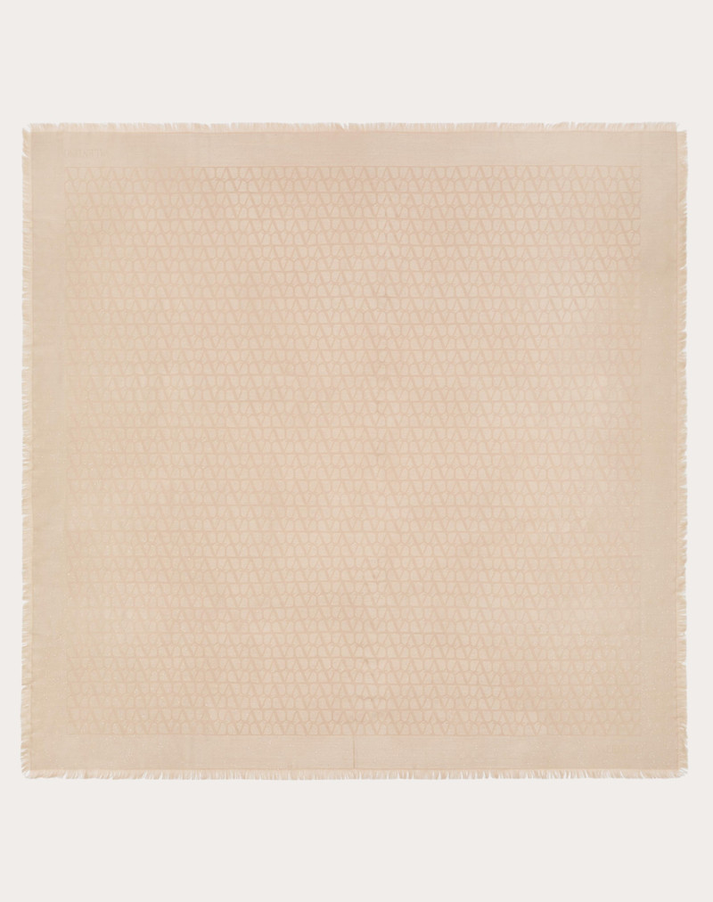 TOILE ICONOGRAPHE WOOL AND CASHMERE SHAWL 1