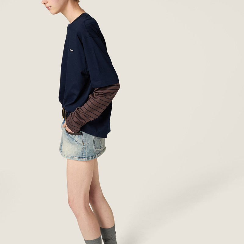Long-sleeved jersey T-shirt 5