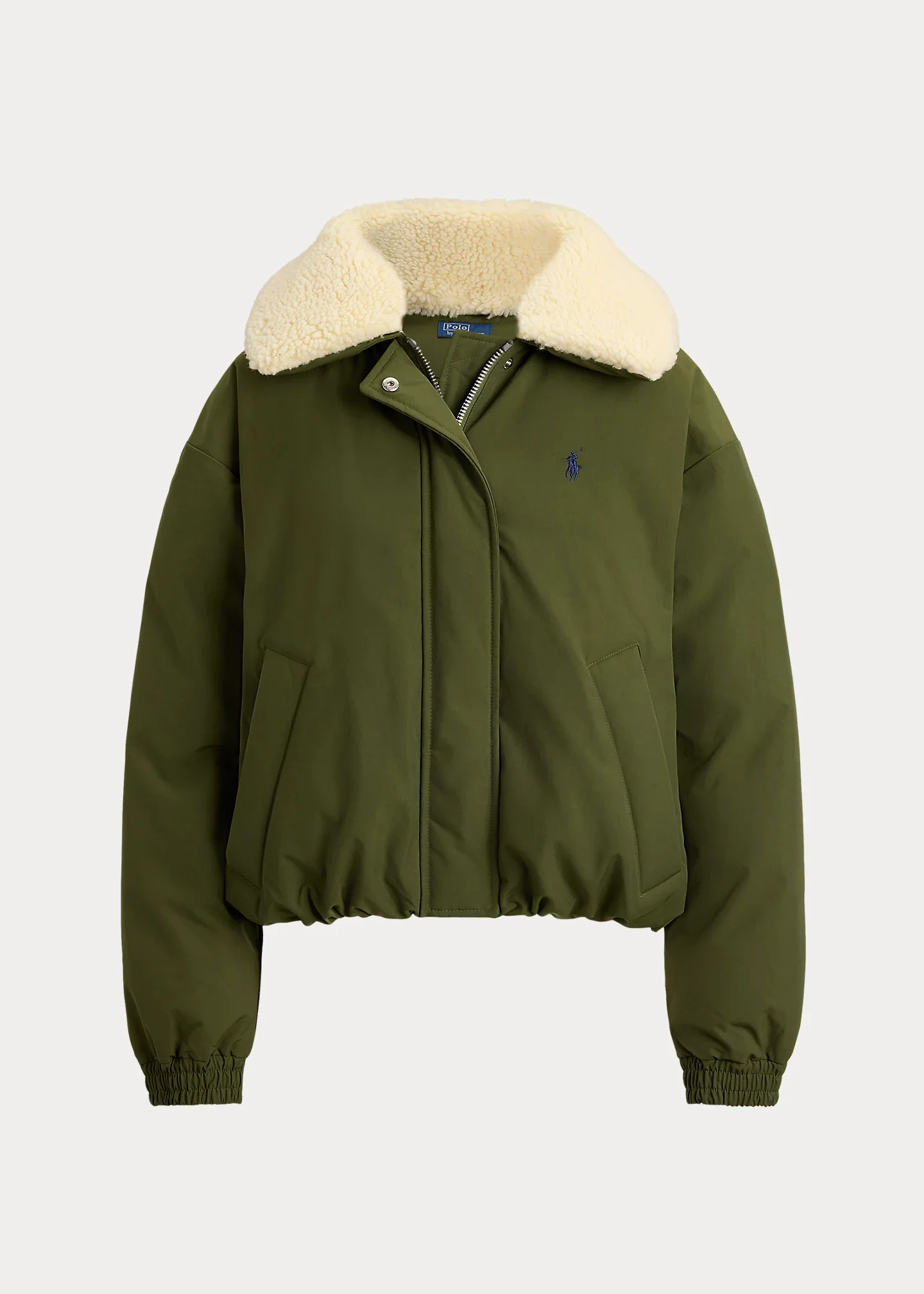 High-Pile-Collar Down Puffer Jacket - 1