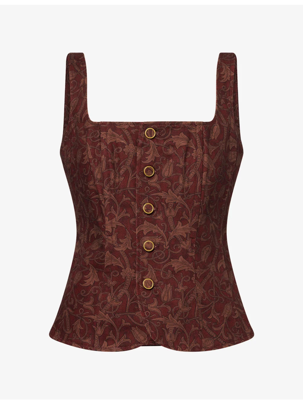 Alessia Graphic-Pattern Cotton Top - 1