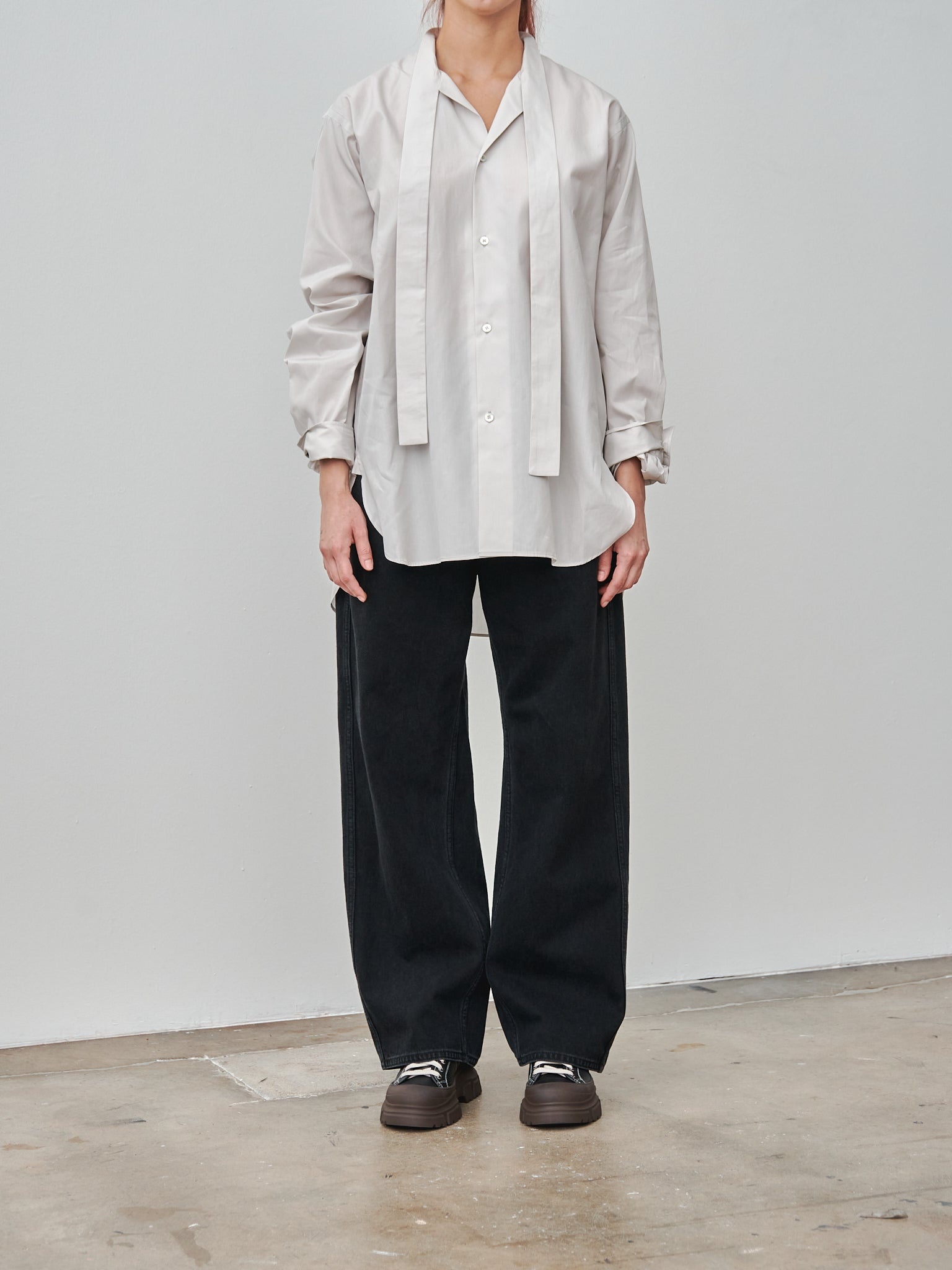 Bow Shirt - Pearl - 2