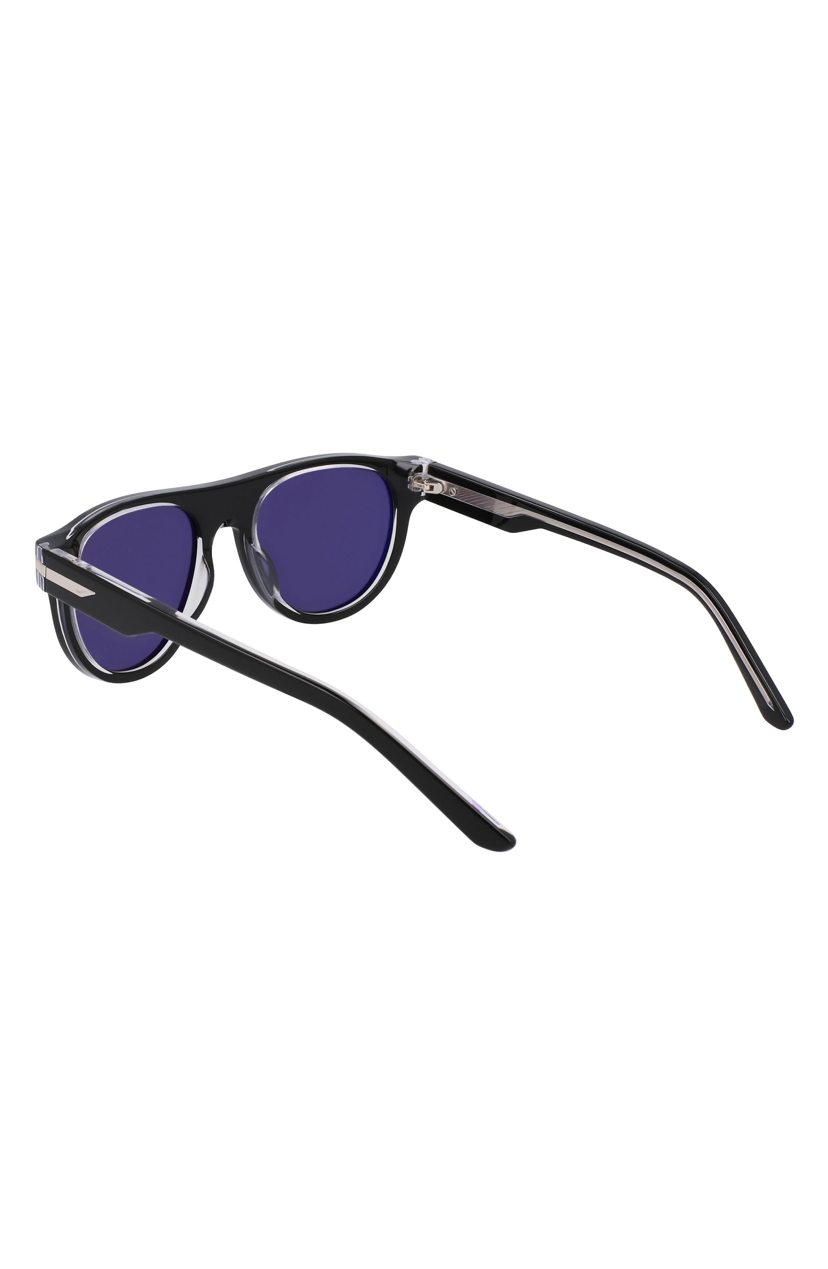 Nike Crescent III 54mm Round Sunglasses in Black /Grey at Nordstrom - 6