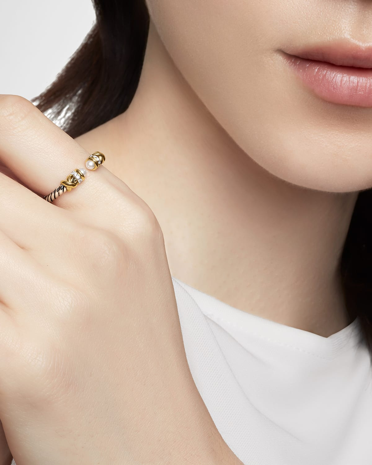 2.5mm Petite Helena Open Band Ring in Silver - 6