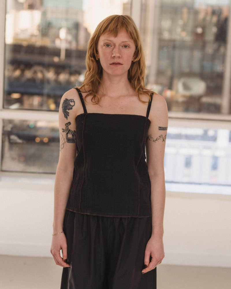 Shok Slip Top - Crinkle Linen 1
