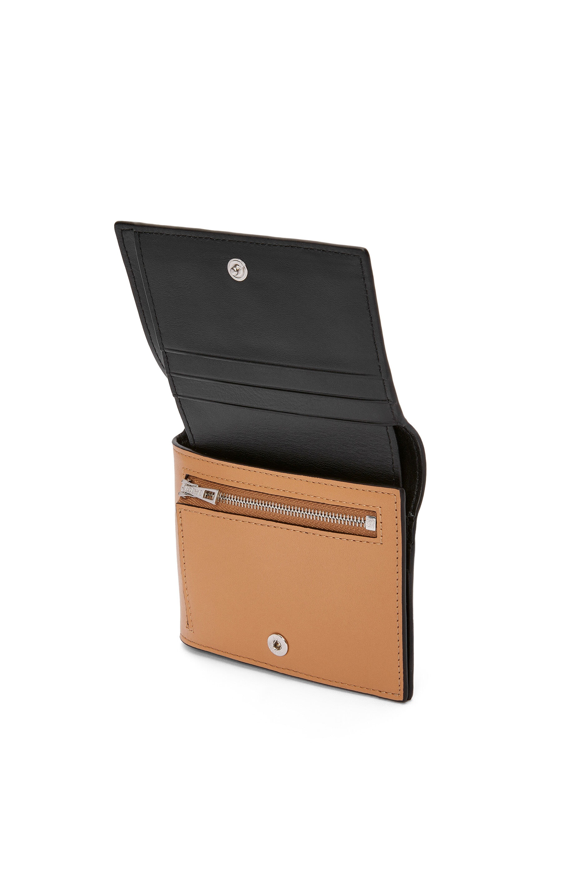Folded wallet in shiny nappa calfskin - 3
