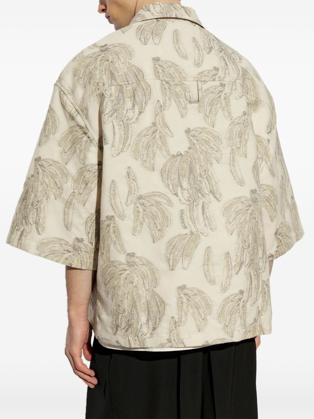 banana-jacquard shirt - 4
