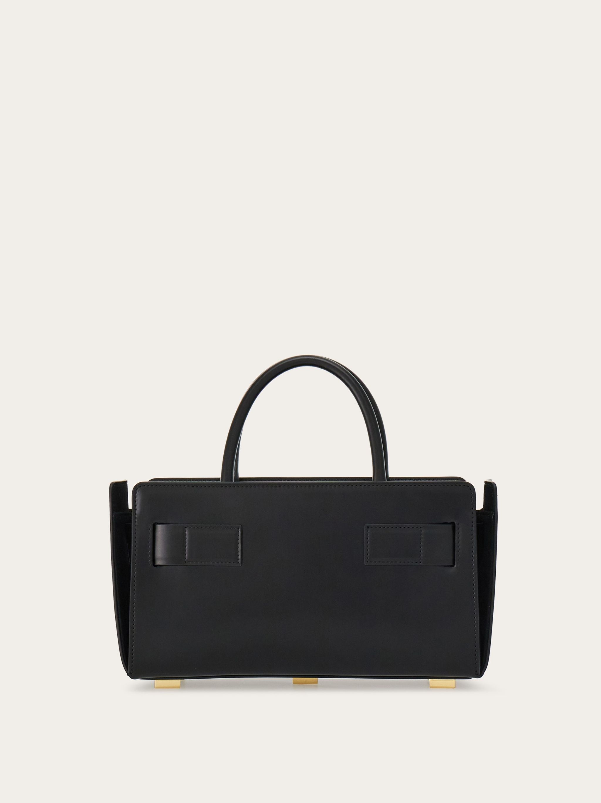 FERRAGAMO Tote bag with Gancini buckles (S) | REVERSIBLE