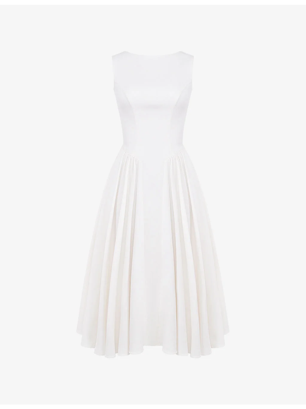 Cindy cut-out woven midi dress - 1