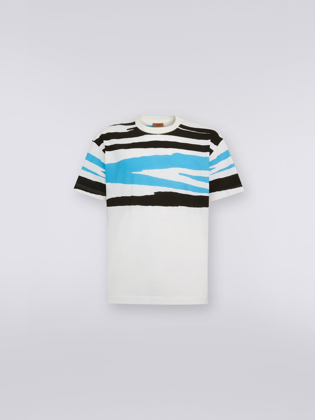 Slub cotton jersey crew-neck T-shirt - 1